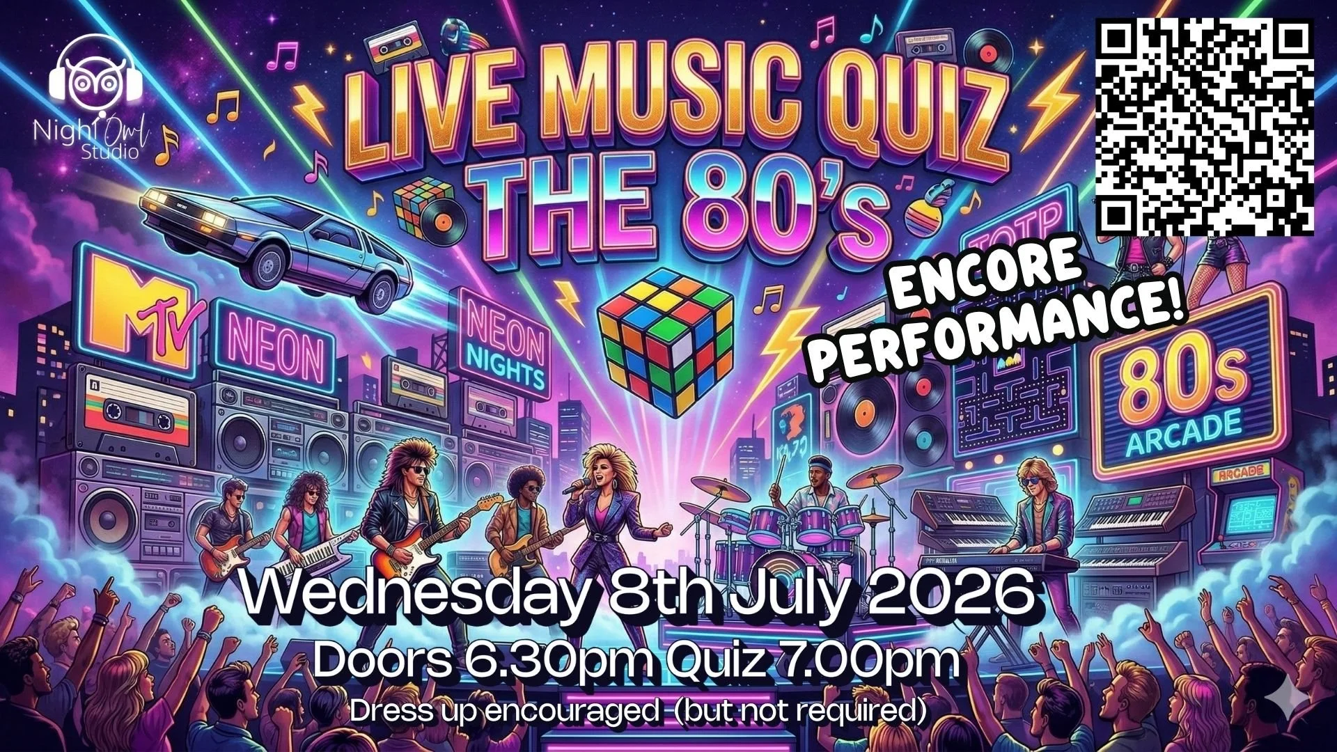 Encore Live Music Quiz - The 80's