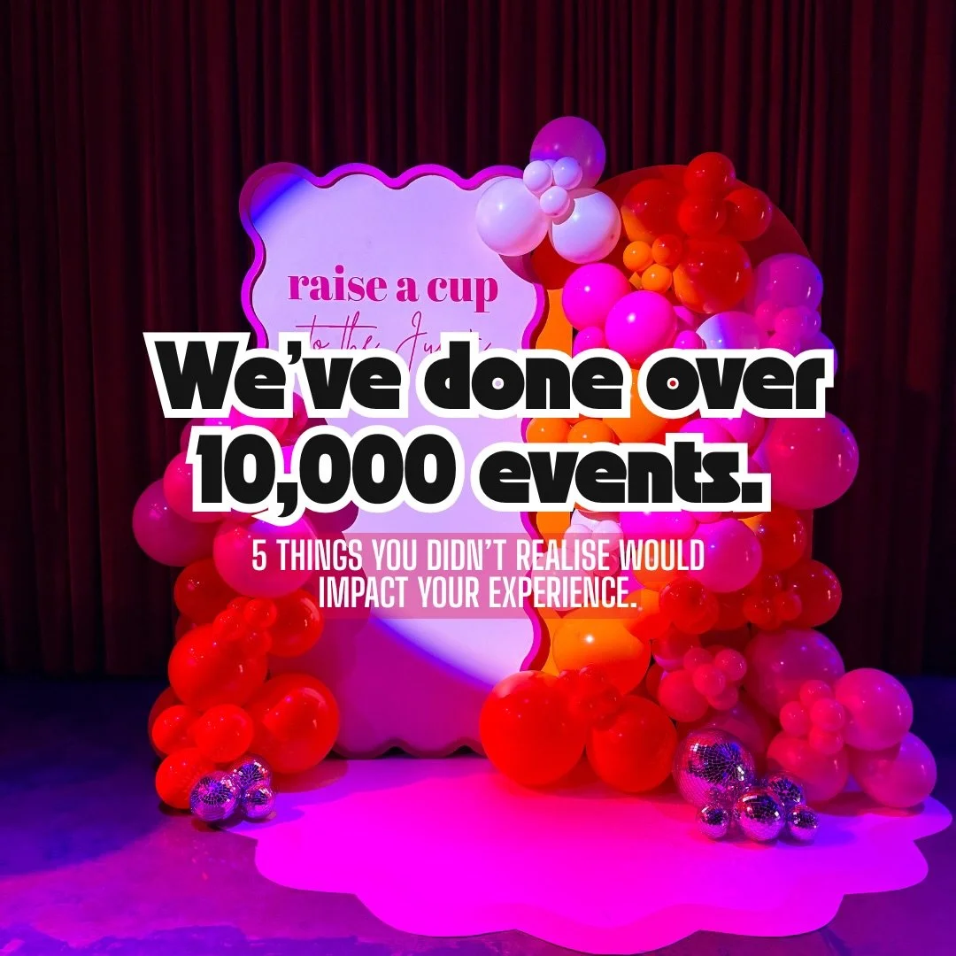 10,000+ events later, we&rsquo;ve seen it all. 👀 
Most people think a great event is just about a good playlist and a nice menu. But after hitting the 10k event milestone, we&rsquo;ve realised the &ldquo;magic&rdquo; usually happens in the details y