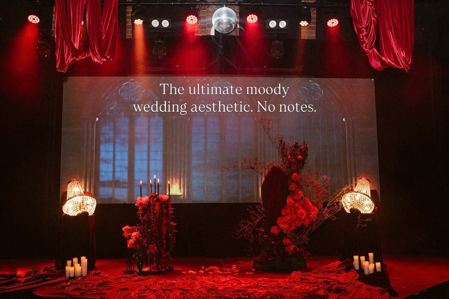 Heavy on the intimacy, light on the guest list. 🥀
Moody elopements and curated Micro weddings are the power move. ❤️&zwj;🔥

The Night Owl Vibe? Unmatched ⚡️

Ready to take the next step and vibe check in person? Slide into our DM&rsquo;s to organis