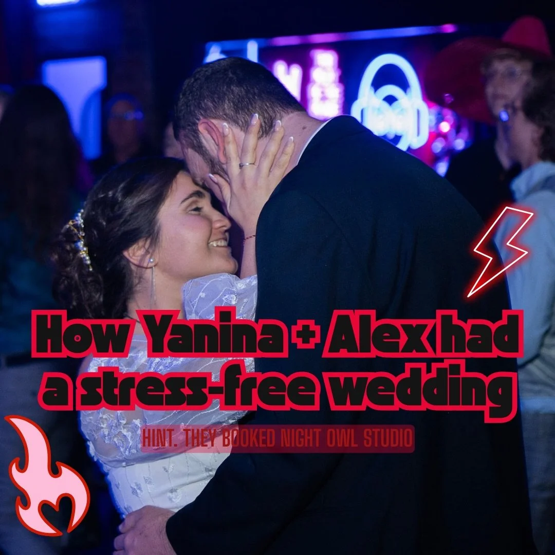A cocktail-style wedding filled with candlelight, red velvet drapes, pizza, cold drinks and their favourite humans all in one room.&hellip; even adding in a personalised online couple quiz that had guests battling to prove who knows the newlyweds bes