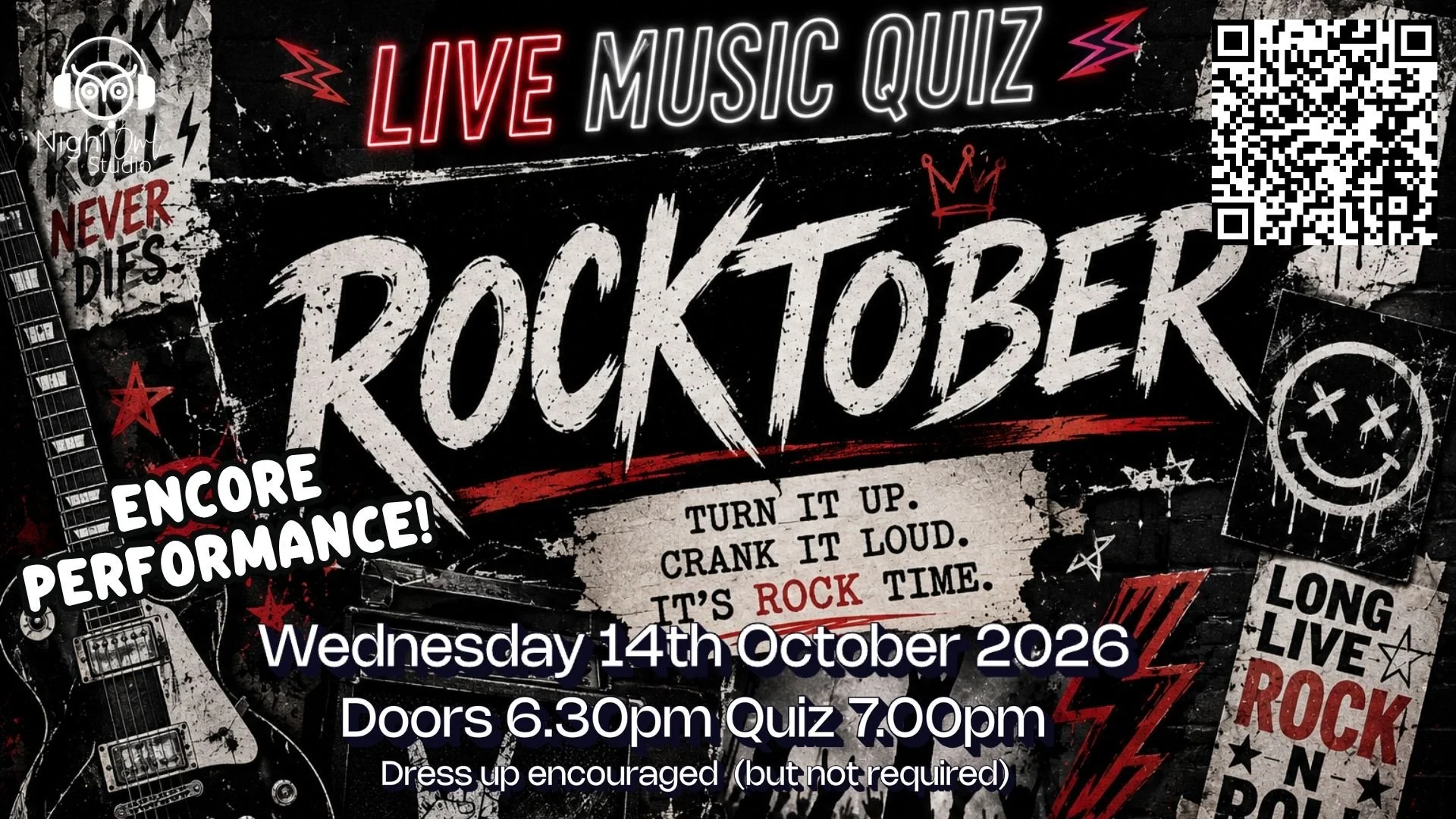 Encore Live Music Quiz - Rocktober 