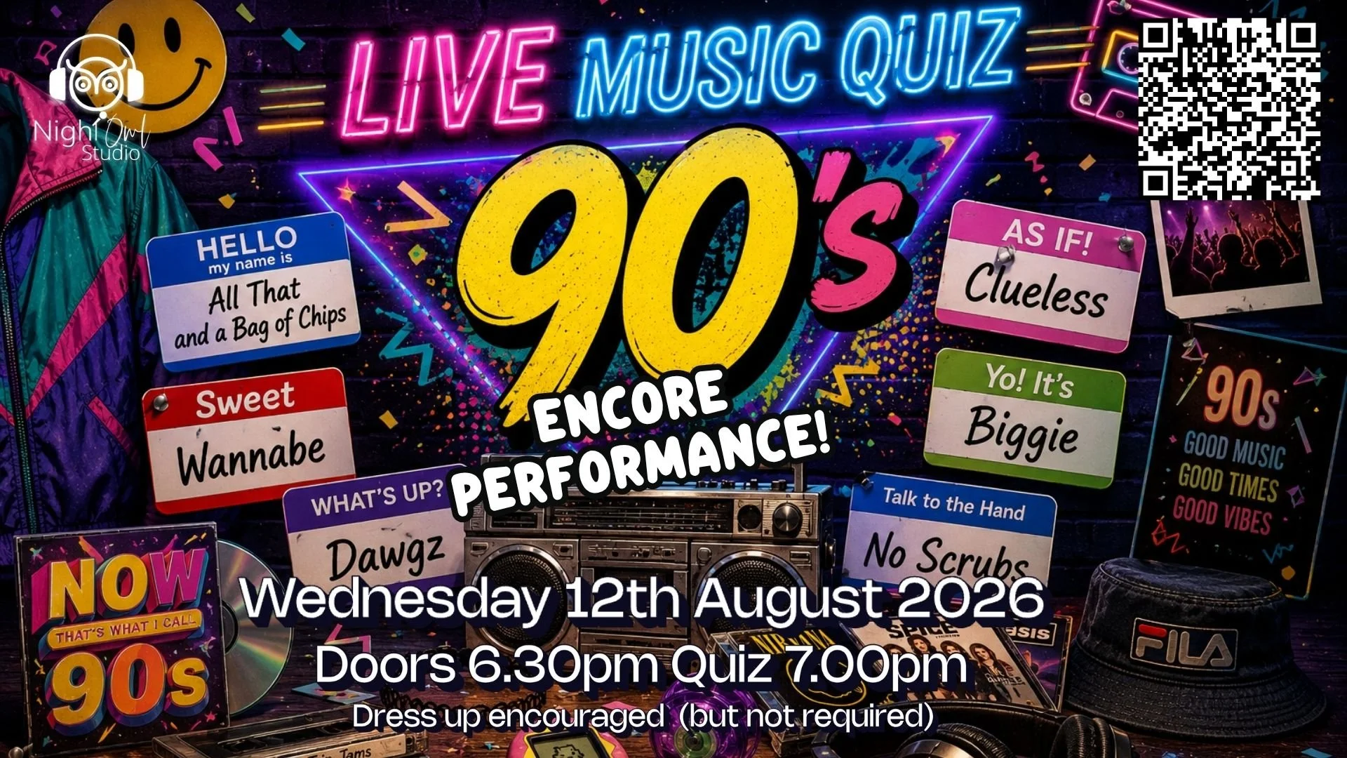 Encore Live Music Quiz - The 90's