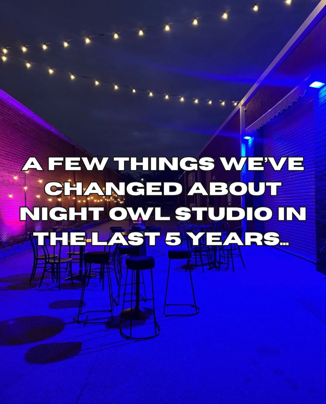 We&rsquo;ve changed a lot over the last five years.
Less gritty warehouse. More polished events. More flexibility. More ways to make the space yours.
But the one thing has never left the group chat...
Our edge. Because every event deserves your own p