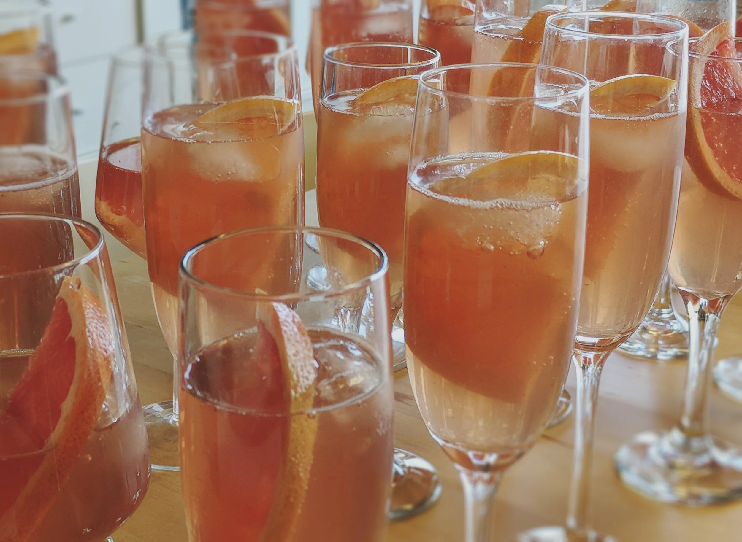 Package 3: Bottomless Mimosas, you and your attendees will get unlimitted Mimosa refills, and a cheese and meats platter. $50 AUD PP