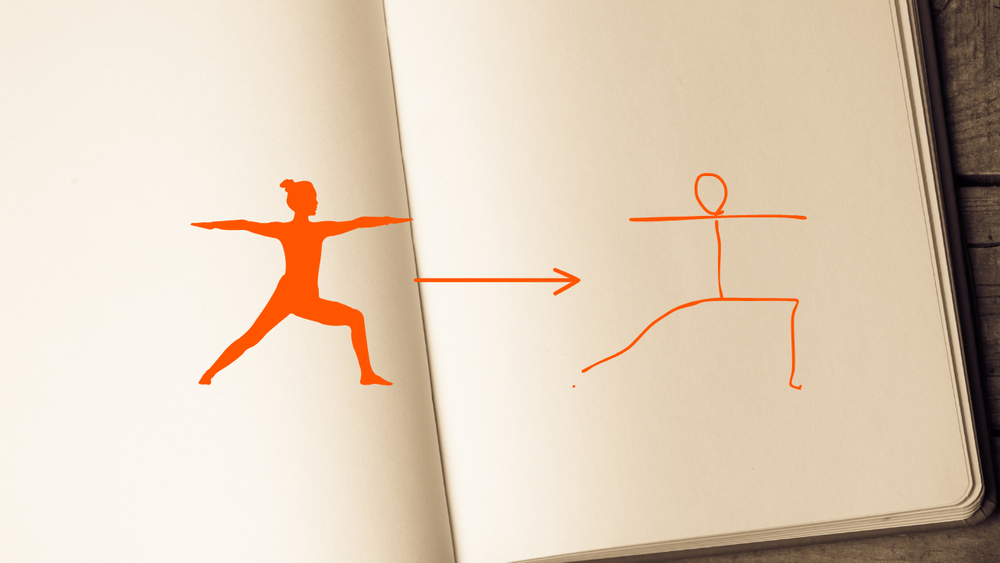 How (and why) to draw yoga stick figures — True North Vinyasa Teacher ...