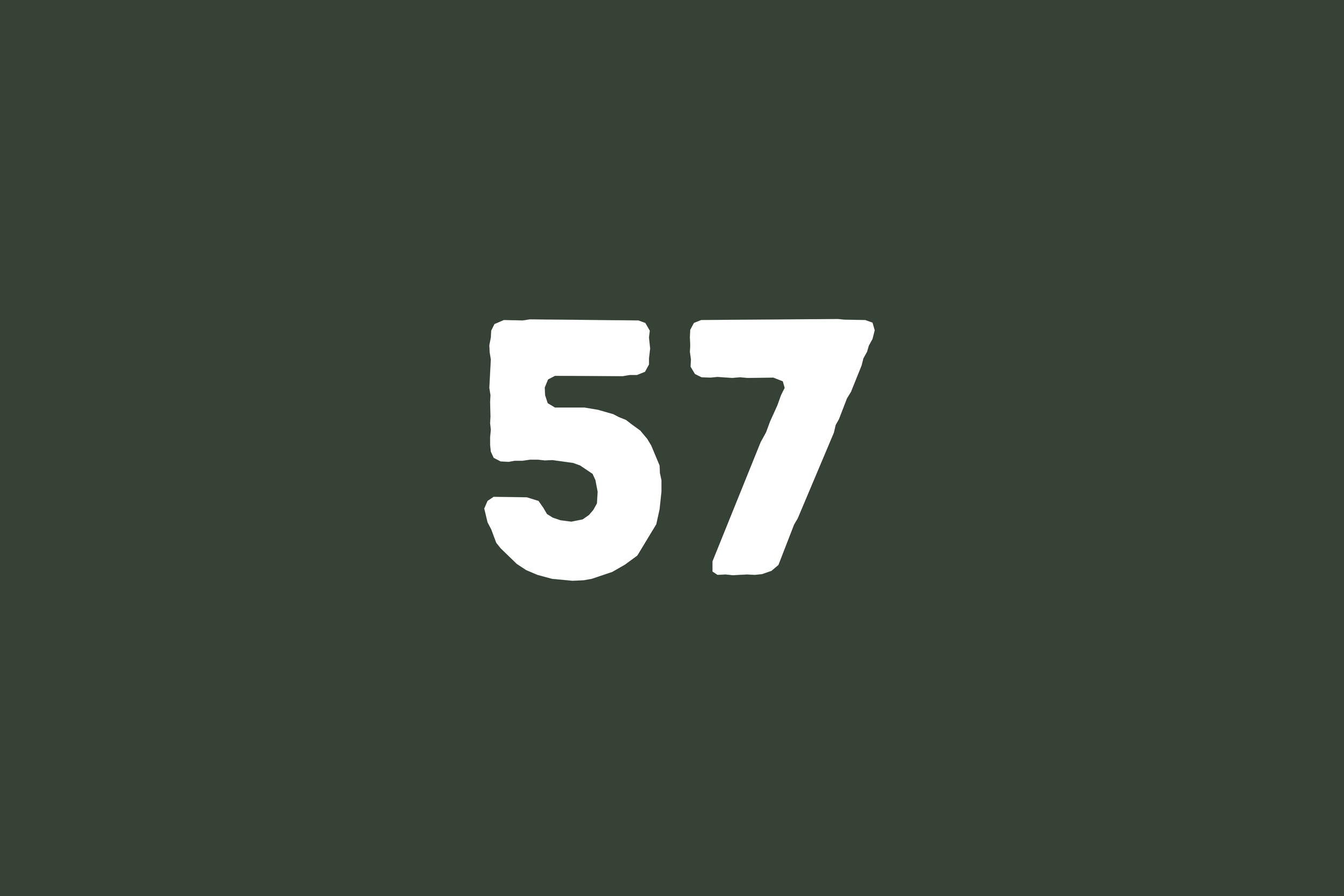 Image d'un fond vert avec un grand nombre de chiffres 37 en blanc au centre.
