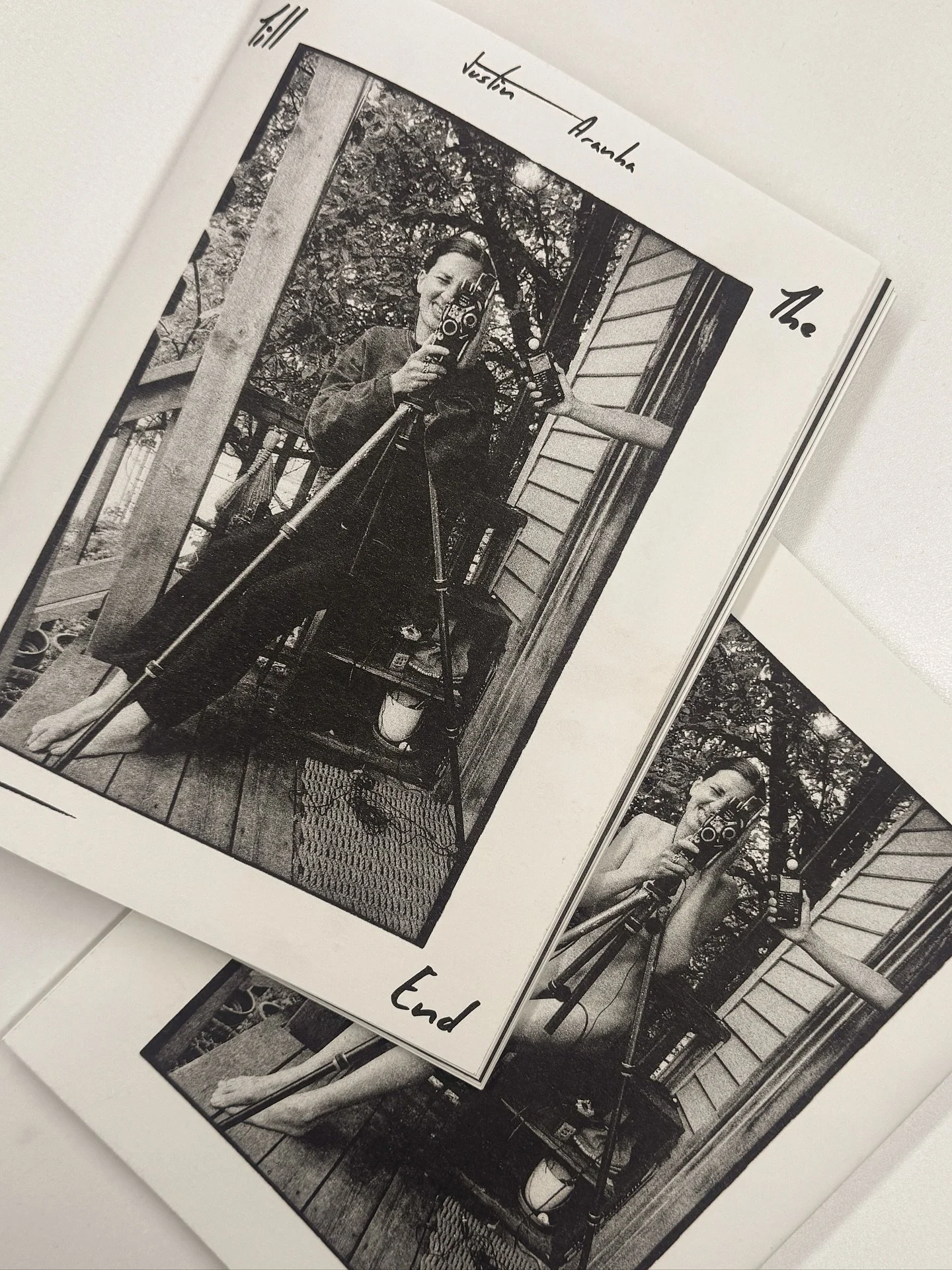 It&rsquo;s so rare we get to print photographs, especially in lovely grainy mono colour

&lsquo;Till The Bitter End&rsquo;
88pp, full bleed staple bound
Black Risograph printed, Tree Free 120gsm paper 

@mgkab @aranhahahaha

.
.
.
.

#Risograph #Riso