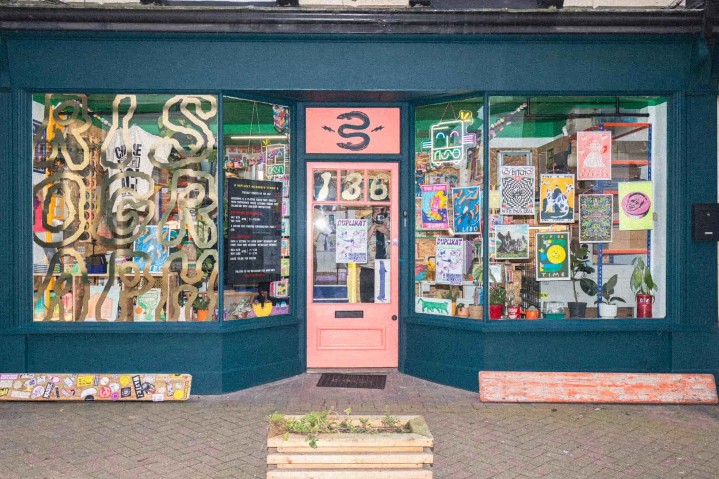 Duplikat Risograph studio exterior, 136 High Street Margate