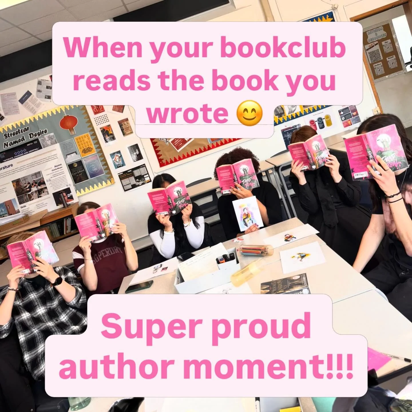 The LGBTQIA+ YA book club I&rsquo;ve run for 6 years read DEAD REAL (my debut LGBTQIA+ YA book!) this month!!! Squeeeeee! I&rsquo;ve dreamed of this for so many years and now - with the help of our incredible local library! - it&rsquo;s become a real