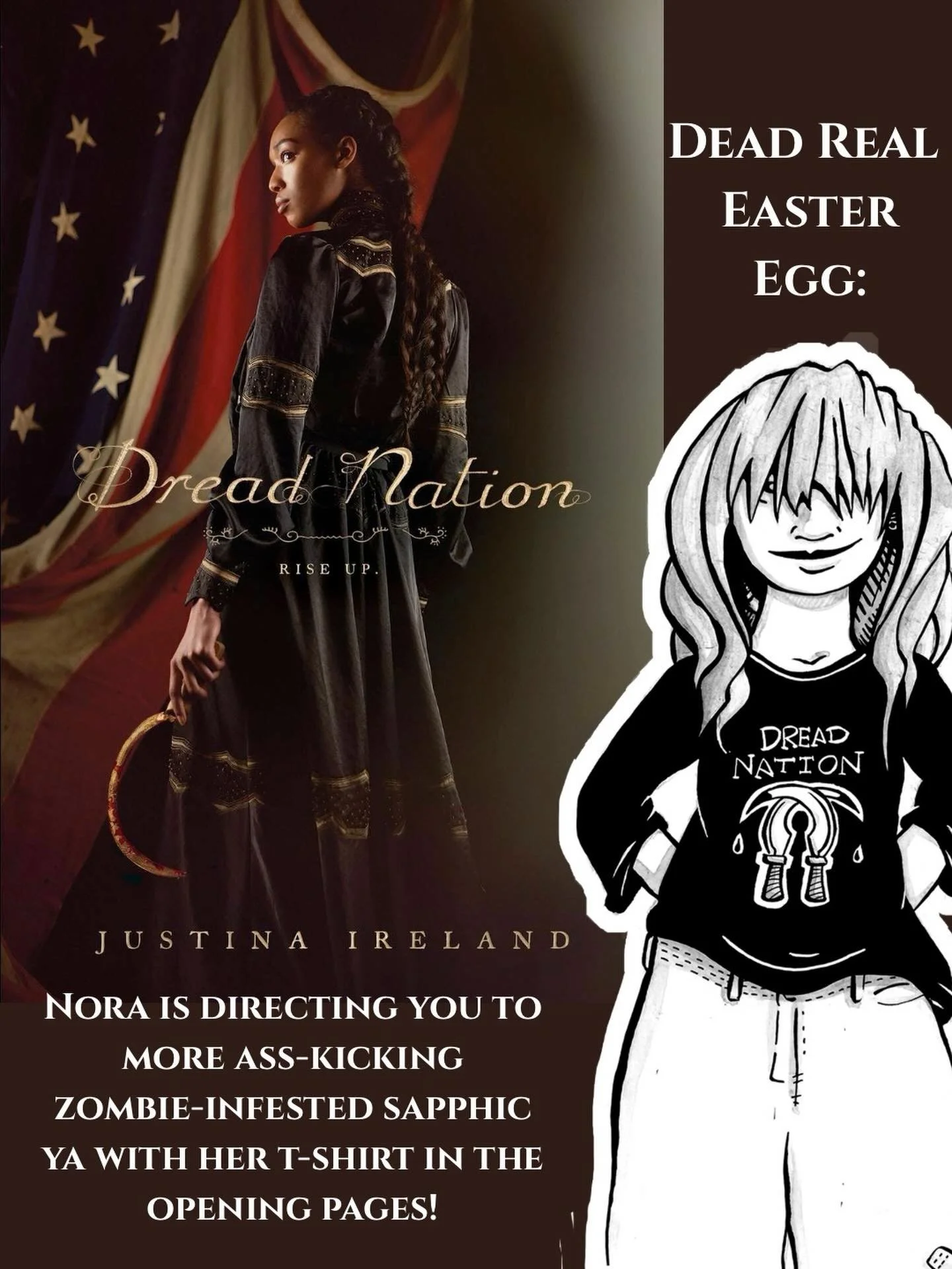 I&rsquo;ve put so many little mentions and nods towards awesome books, films and music in Dead Real&hellip; this one is in the opening pages.

I really hope people who love zombie YA and are looking for more check out the incredible Dread Nation book