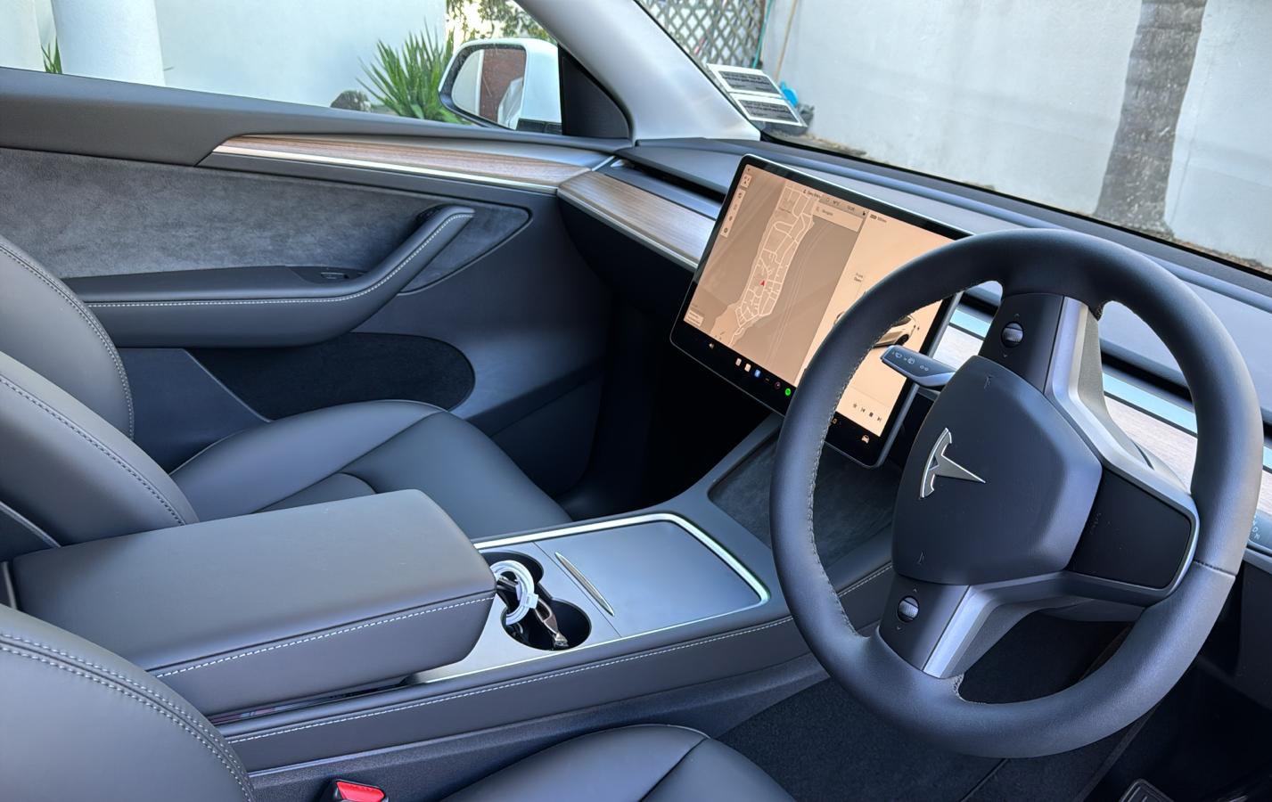 White Tesla Model Y