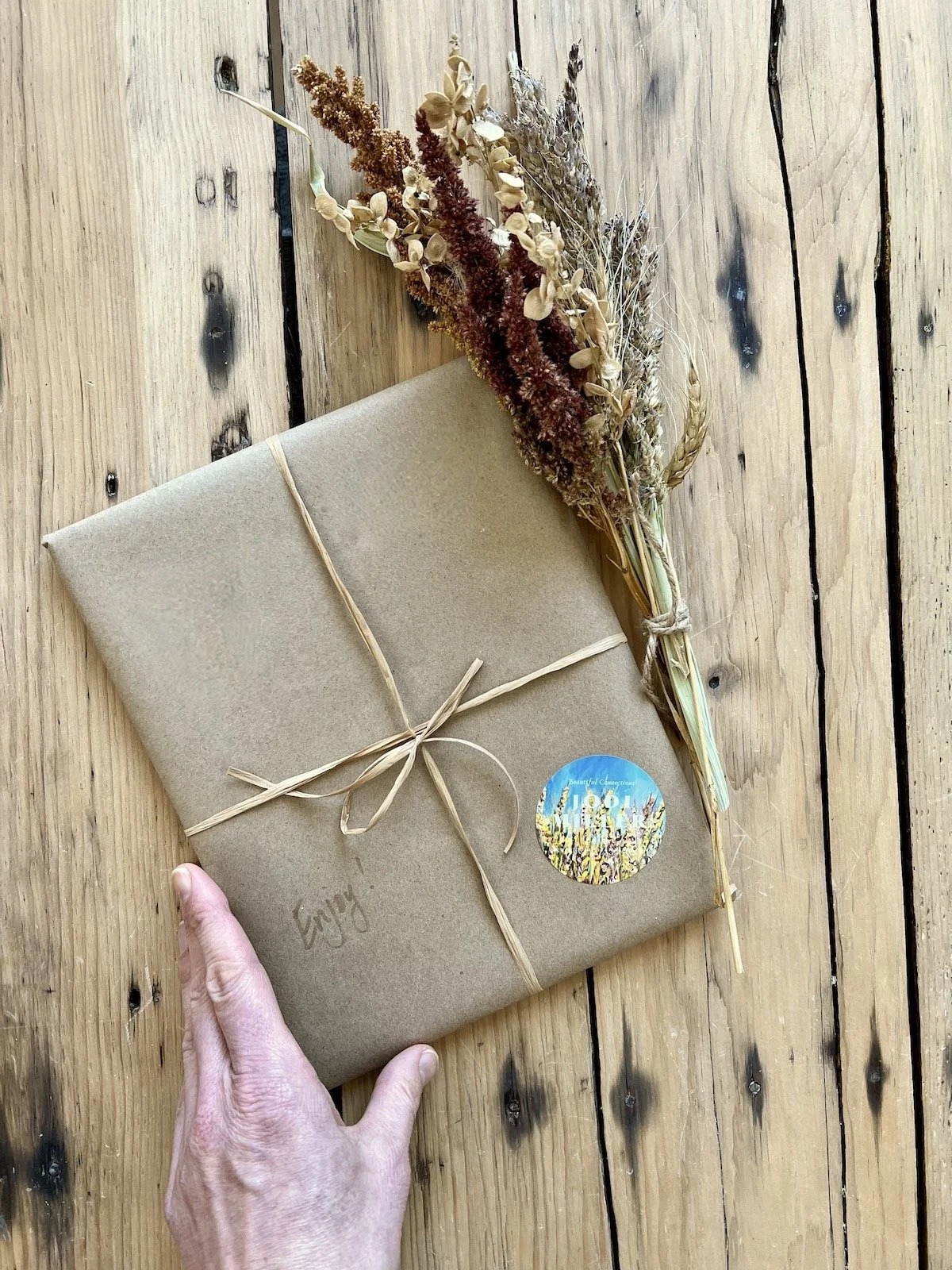 Packing artwork: Adding that special touch