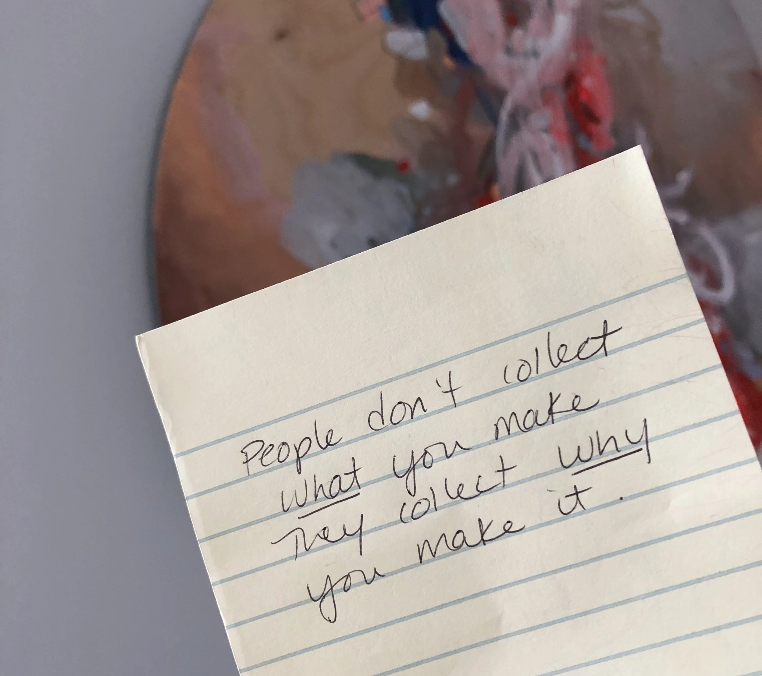 Why people collect your work...