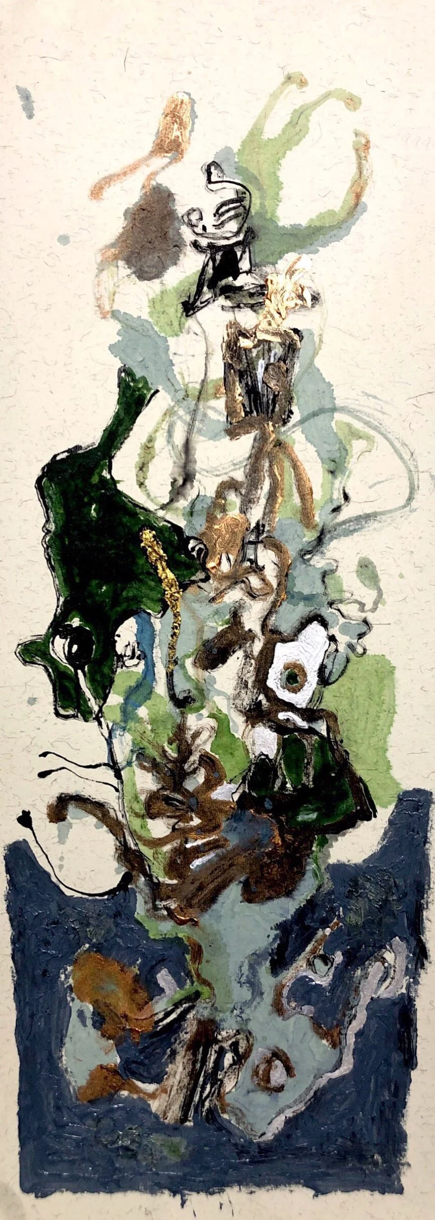 Immortal Flower (Drawing - 65cm  x 33cm x 0.1cm - $2600 CAD - China) Jingyi Jia