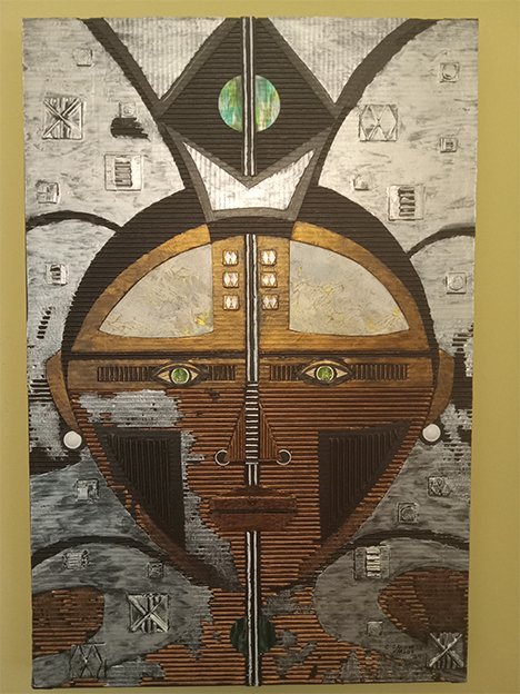 Sapian 2 (Mixed Media - 36" x 24" x 1.5" - $2,500 - USA) - Colleen Cannon-Karlos