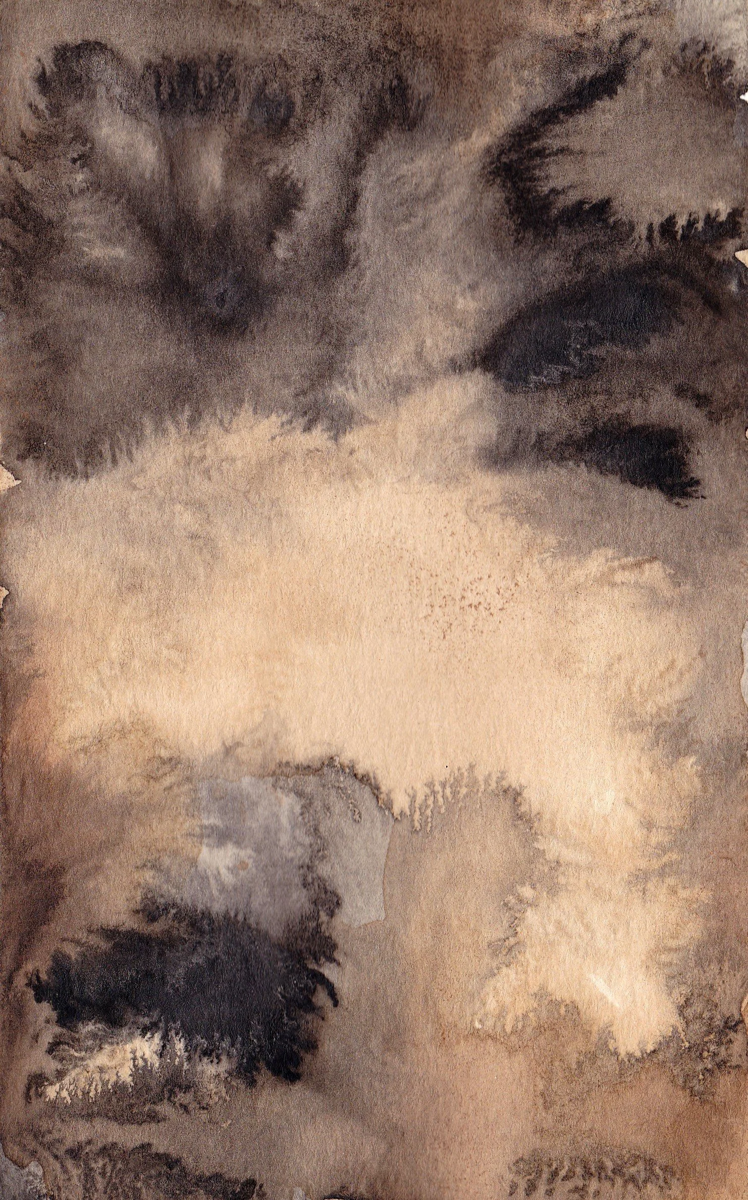 Between the Land and the Sky (Mixed Media - 8" x 5" - $80 CAD - Canada) - Fraser Radford