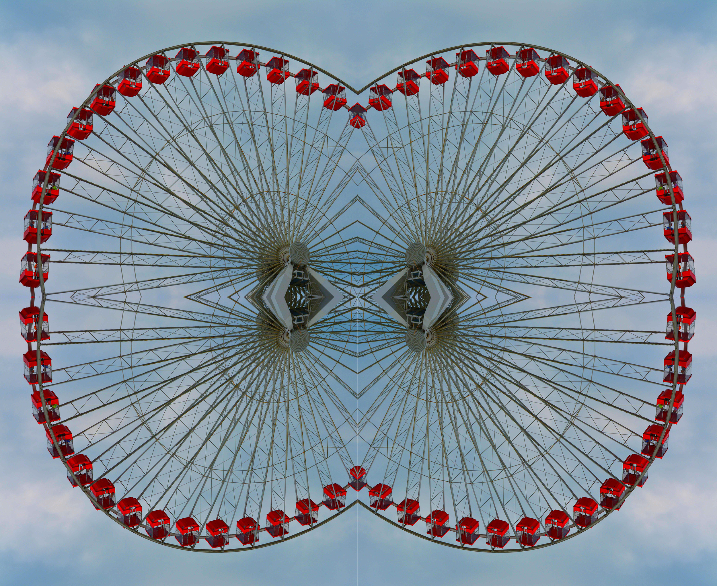 Endless Ferris Wheel (Photography - 24" x 24" - $500 CAD - Canada) Ravi Brian