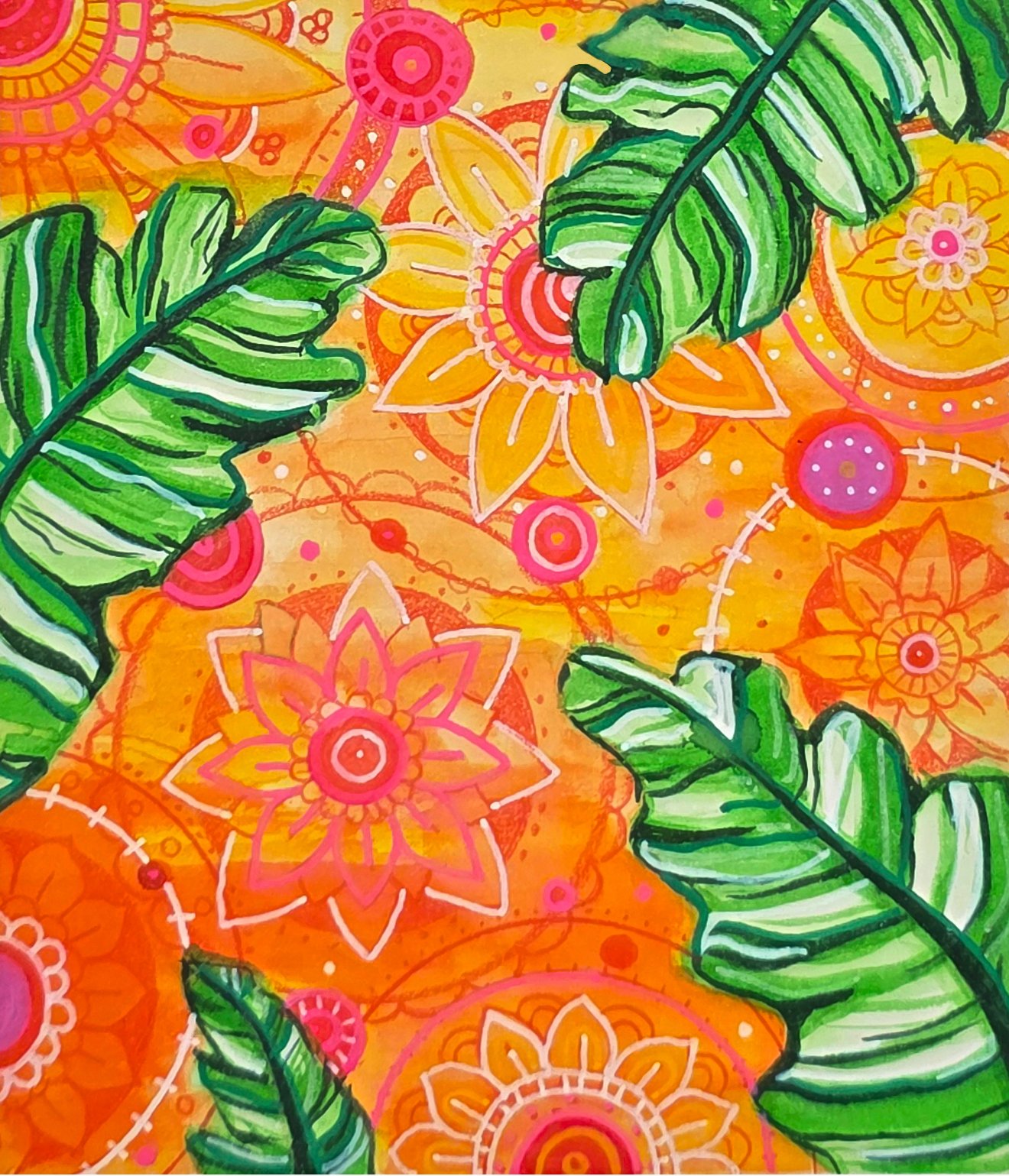 Where Light Grows (Mixed Media - 6" x 8" - $444 USD - USA) Theresa Kinter