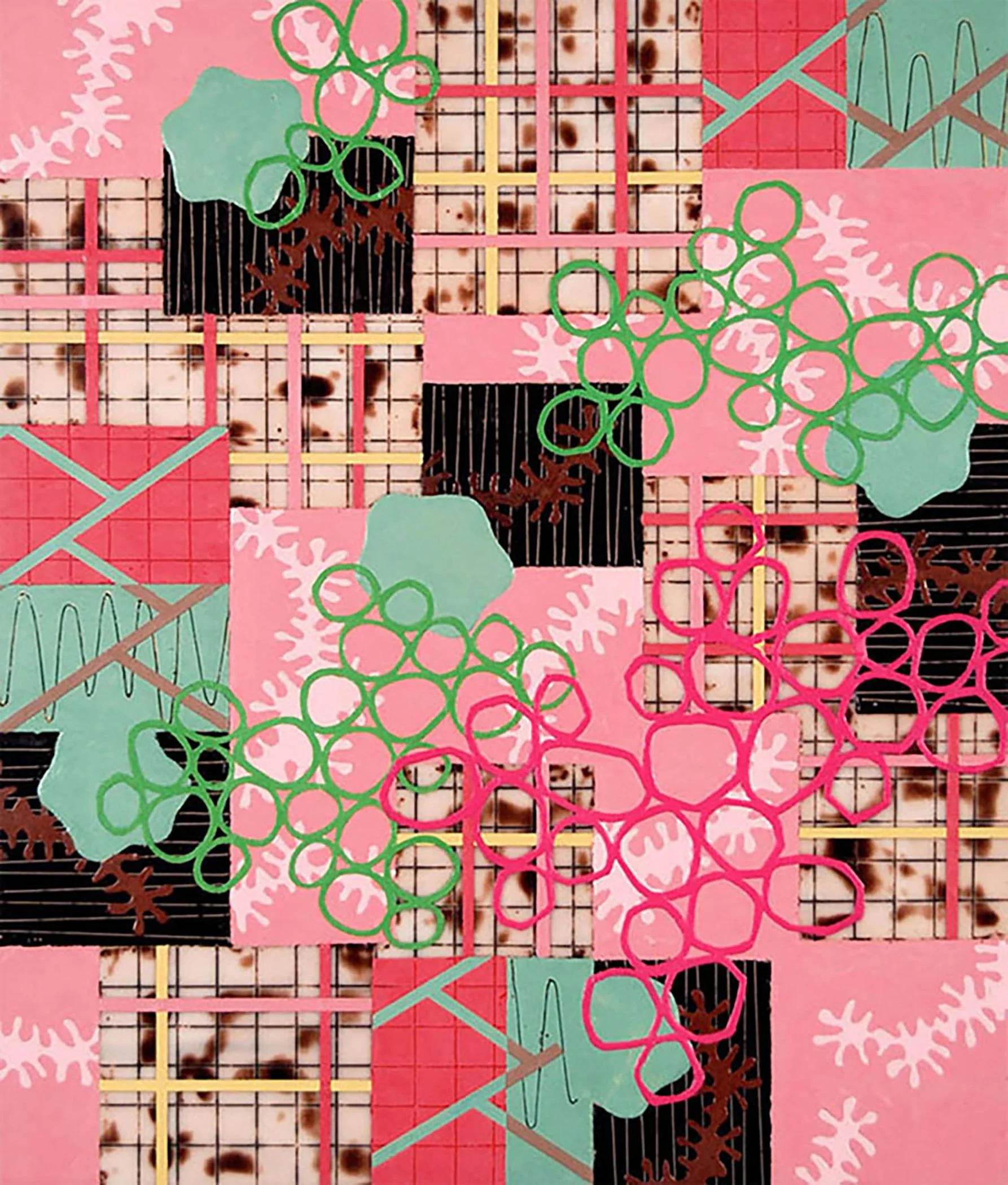 Landscape (Unique Medium/encaustic on wood panels - 27" x 31" - $3500 USD - USA) Tim McCourt