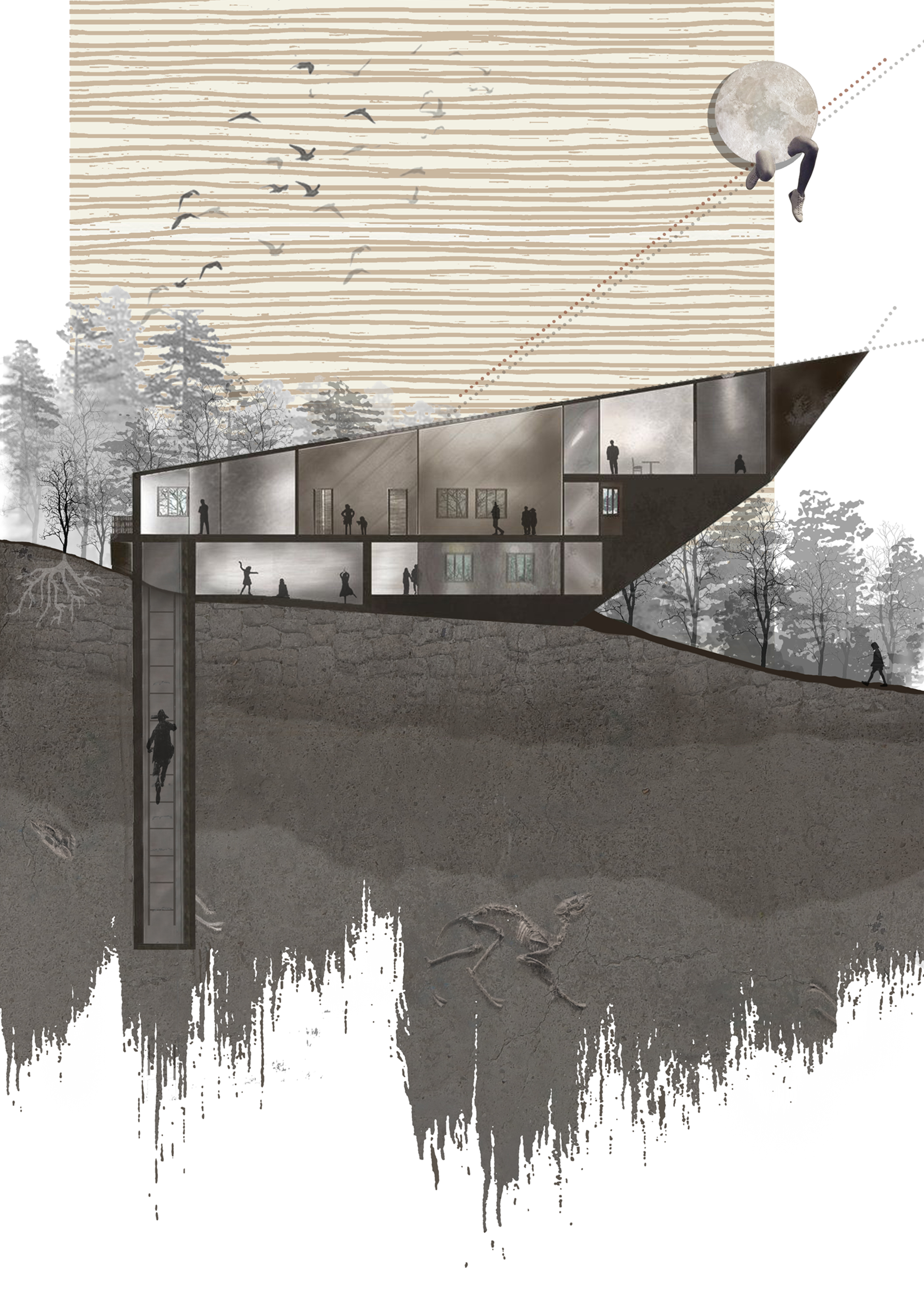 On The Edge (02) (Digital Art - 42 cm × 29.7 cm - £200 - UK) Hiva Safdary