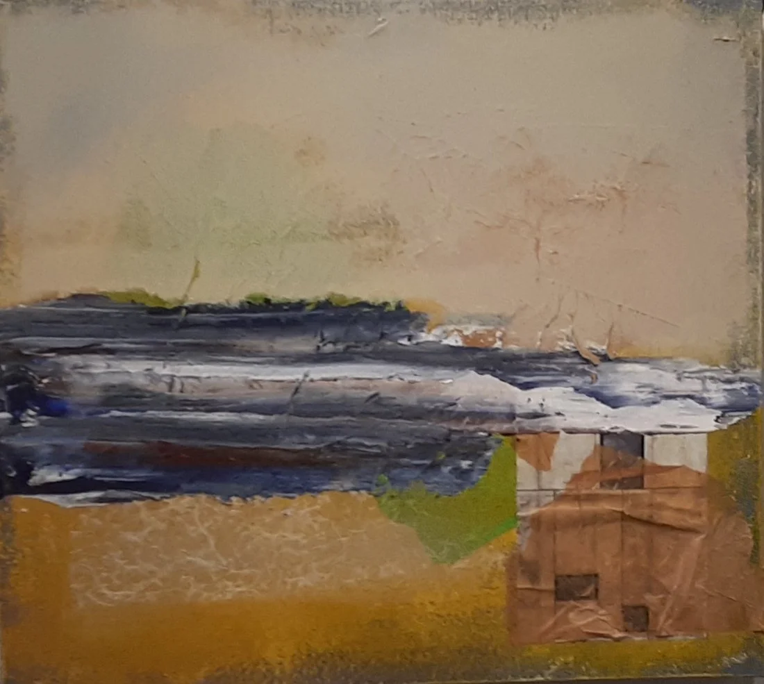 Untitled (Landscape) (Mixed Media - 18 in. x 20 in. x 1.75 in.) - Paul Boultbee