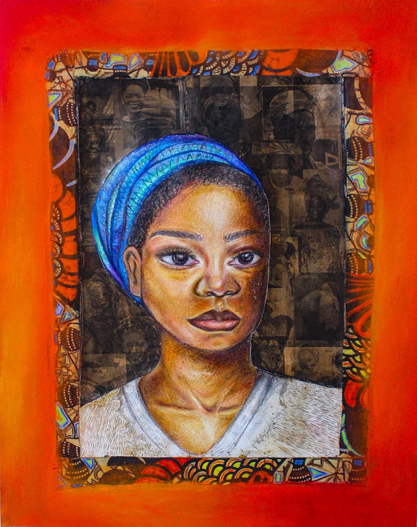 Histories Wrapped Within 02 (Painting - 11 x 14 x 0 inches - $400 CAD - Canada) - Stella Obedi