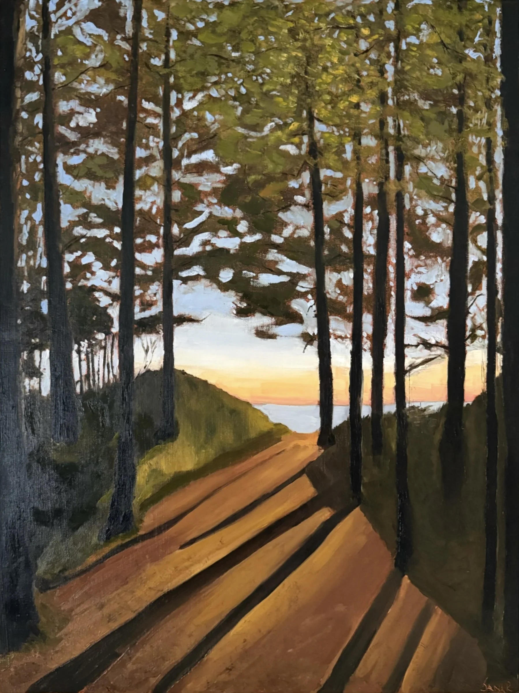 The way through (Painting - $400 - 18"x24"x0.8") - Sana Rasheed