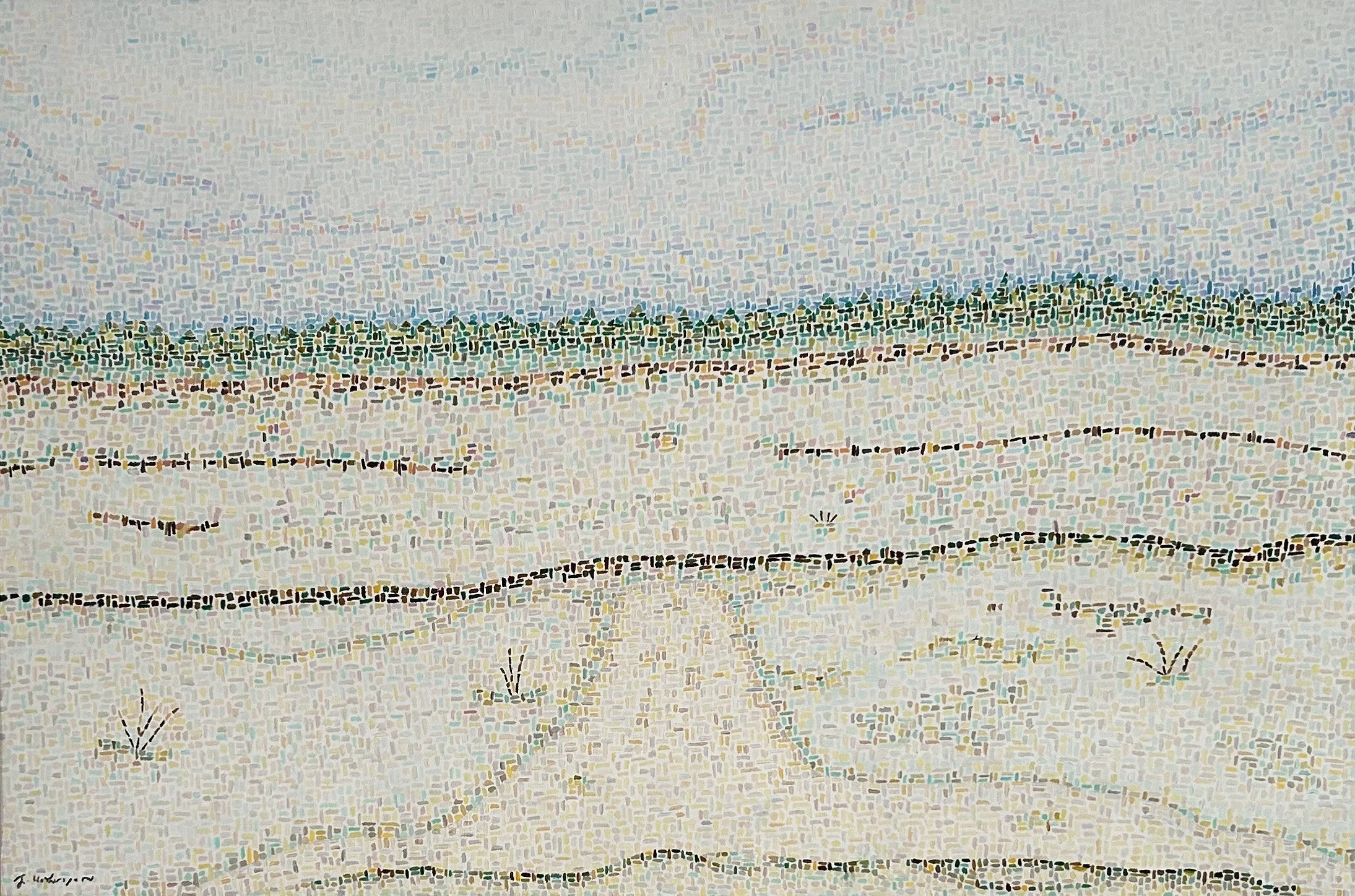 The Rewilding (Painting - $2000 - 24 x 36 x 2) - Gaile Wotherspoon