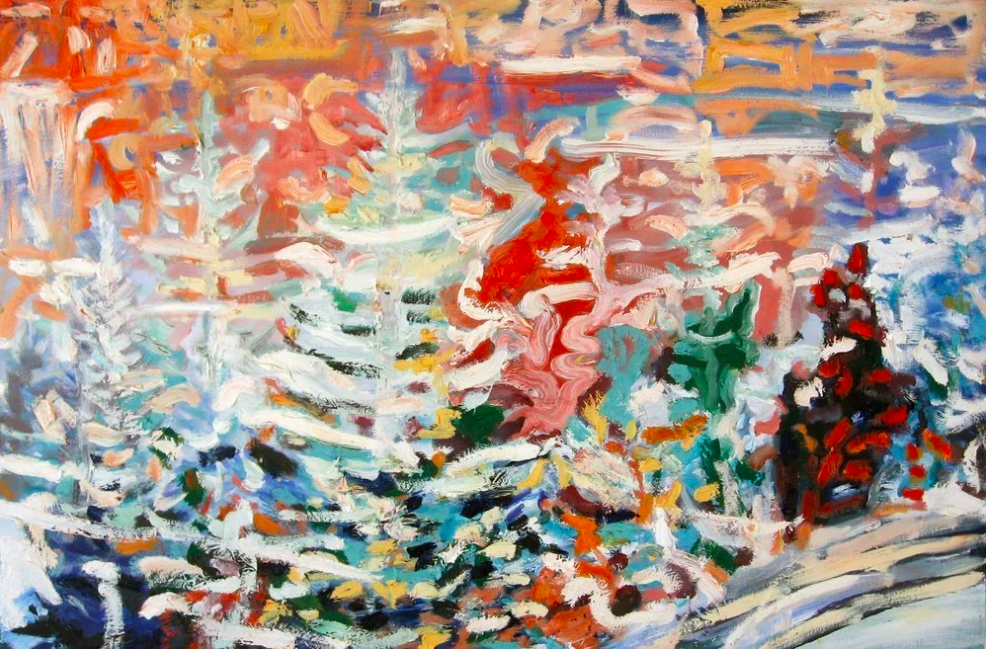 Winterland (Painting - $2000 - 24" x 36" x 3/4") - John Graham