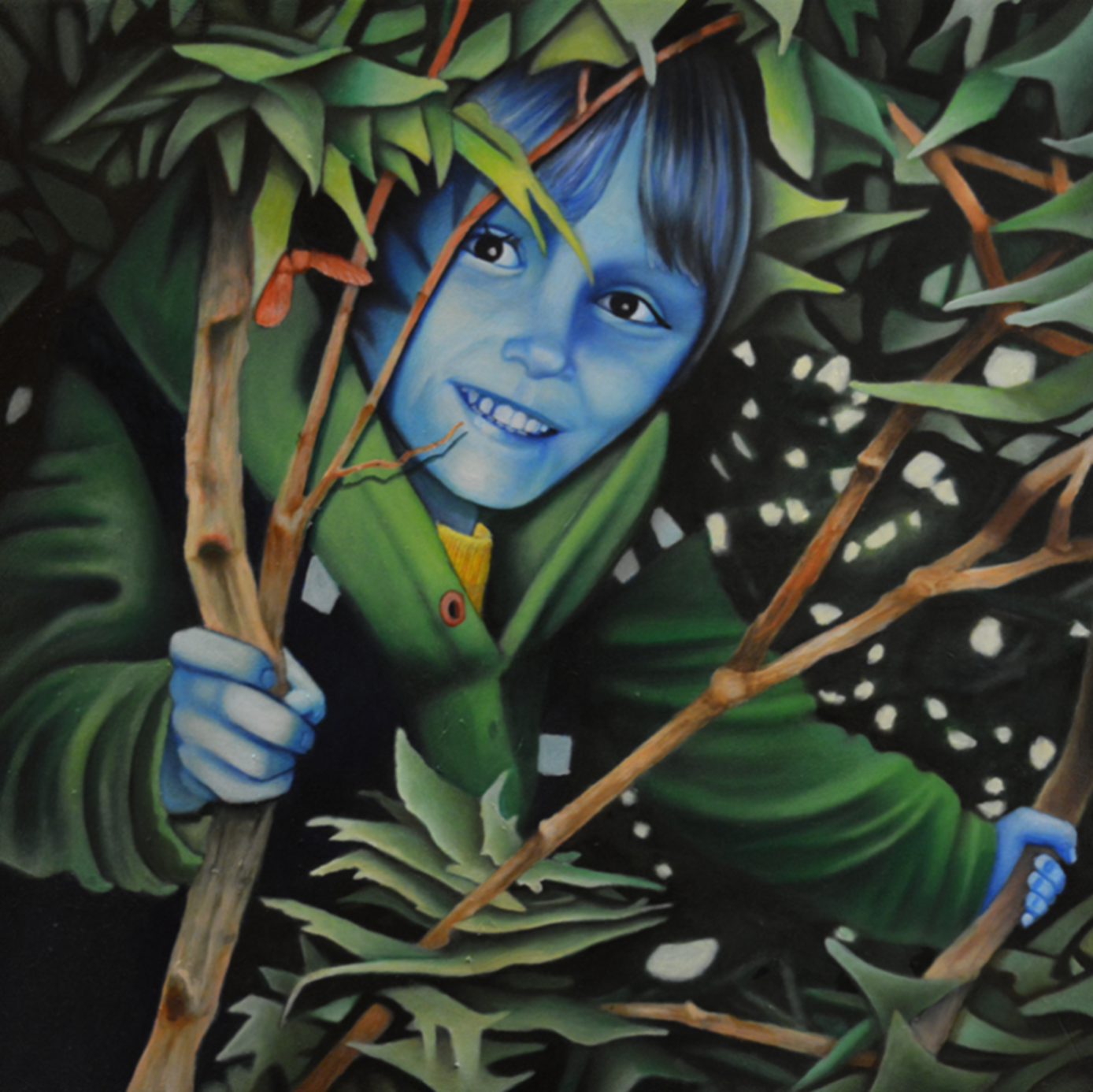 Navigating Obstacles and Habitats (aka Noah) (Painting - 24" x 24" - $1000 CAD - Canada) Todd Babensee