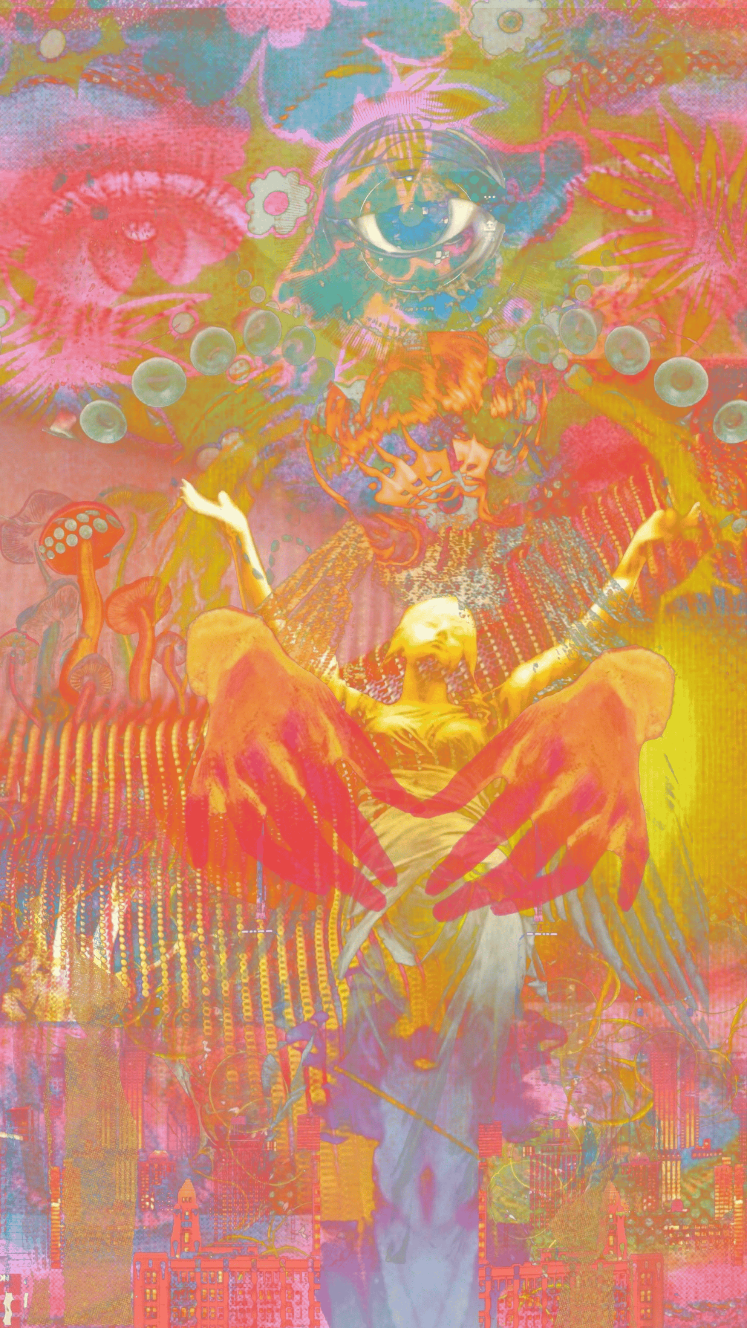 Leave It To The Divine (Digital Art - 16 in x 9 in x .1 in - $400 USD - USA) Joely Ramo