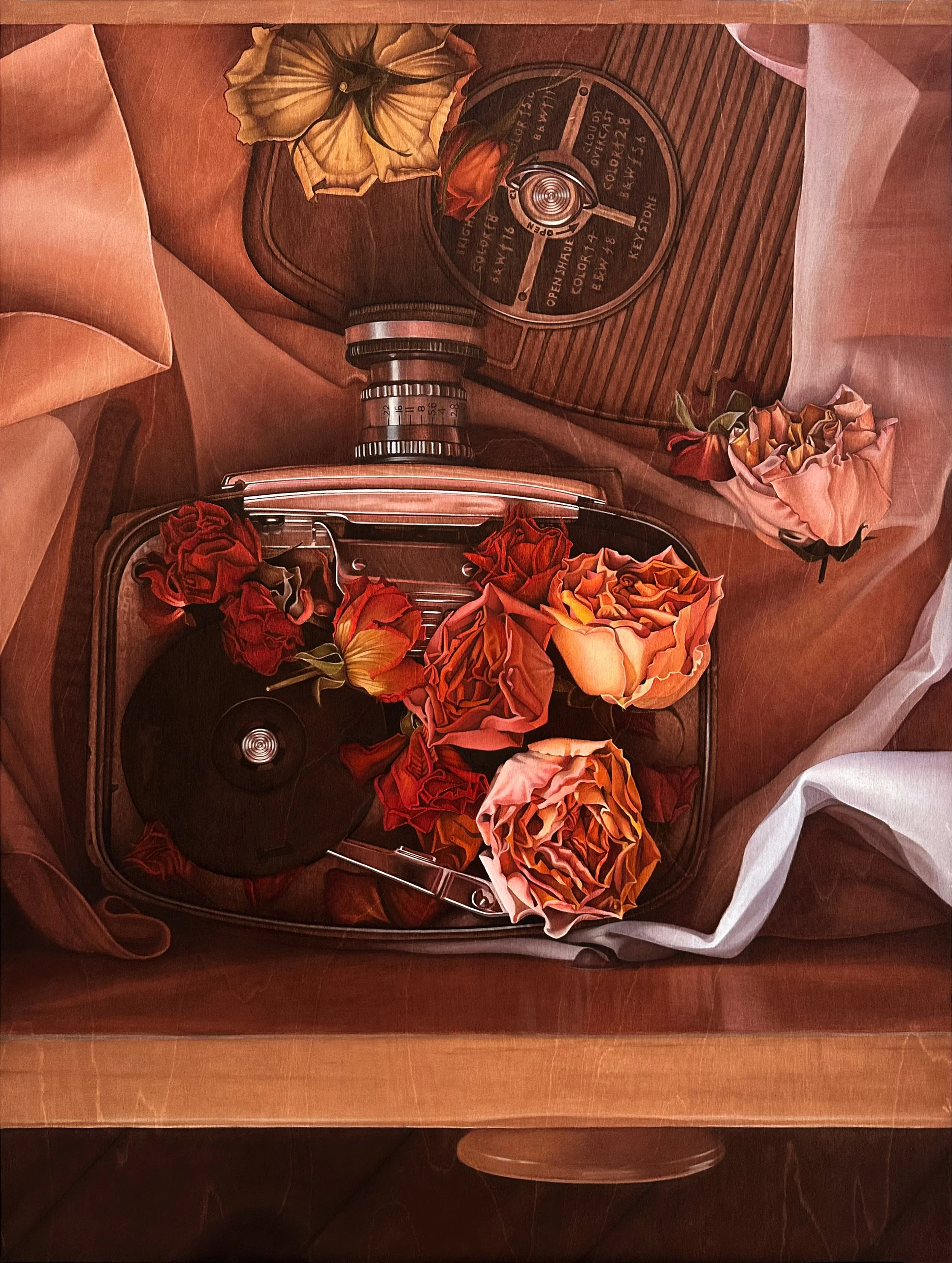 Retrospection (Painting - 40" x 30" x 2"  - $5000 CAD - Canada) T. Markvart