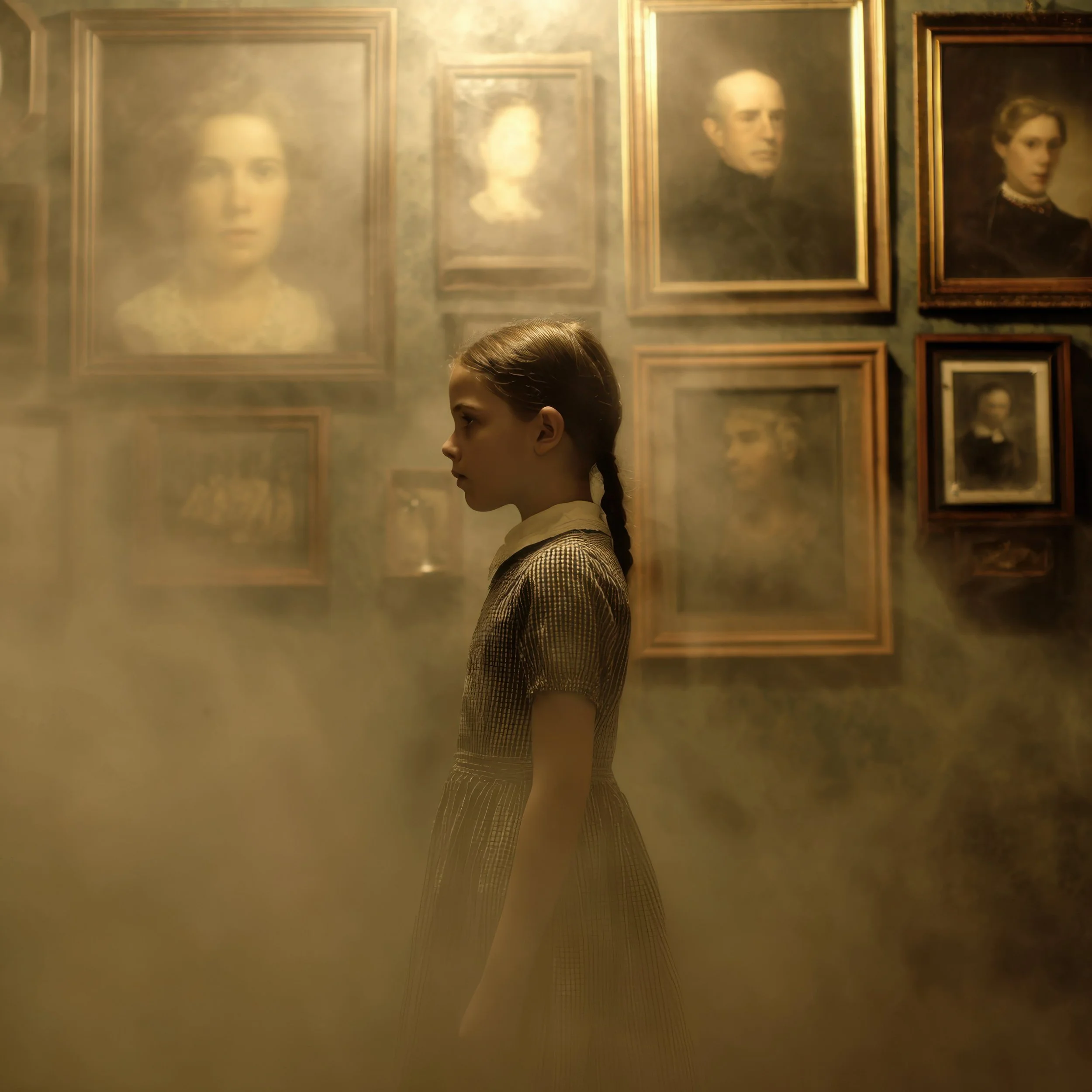 The Room that Knows Her (Digital Art - 36" x 36"  - $589 / Limited edition 10 prints with signed COA - UK) David Miller