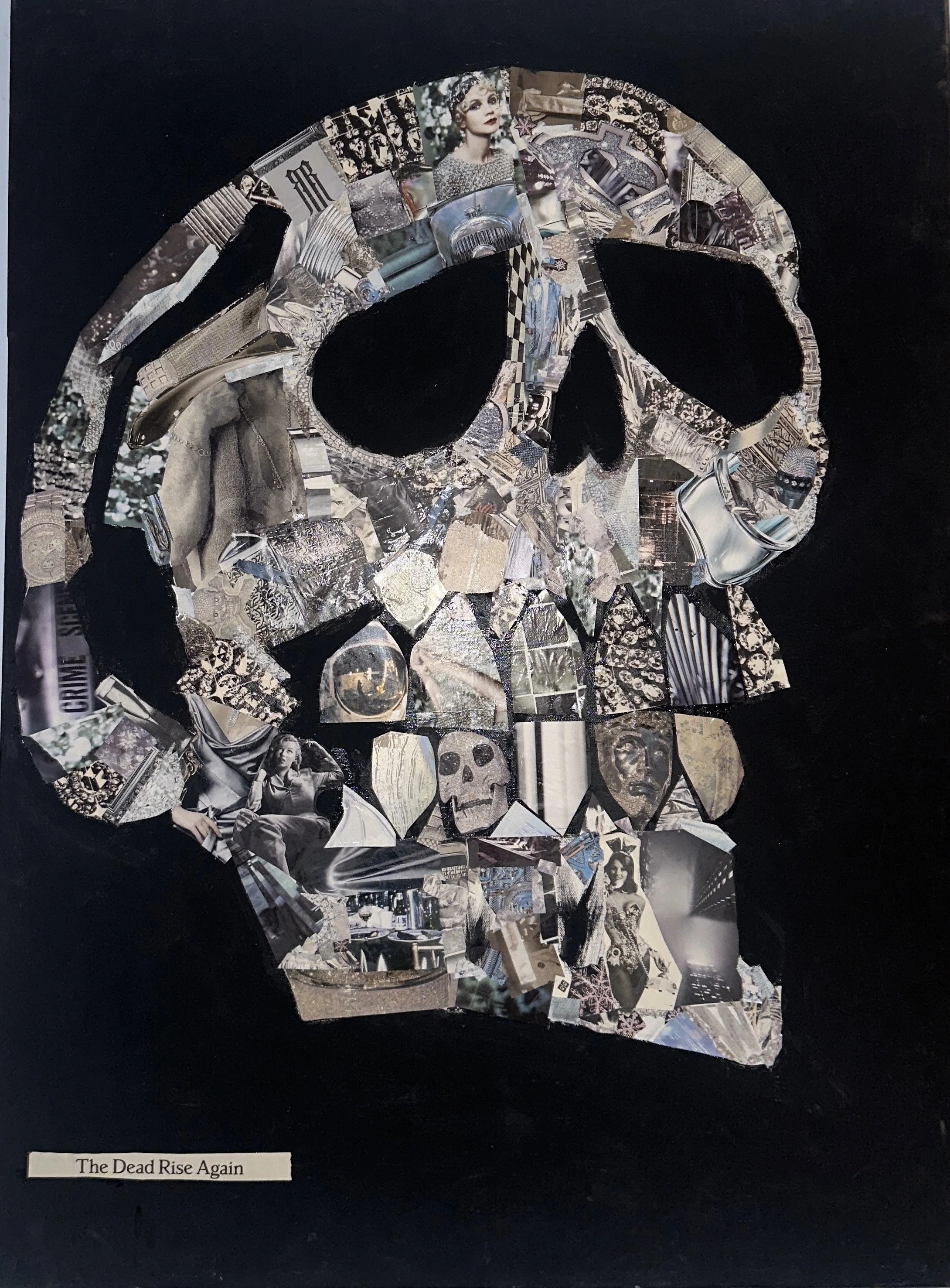 Think of Death (Mixed Media - 30" x 40" - USA) Sofia Ricci