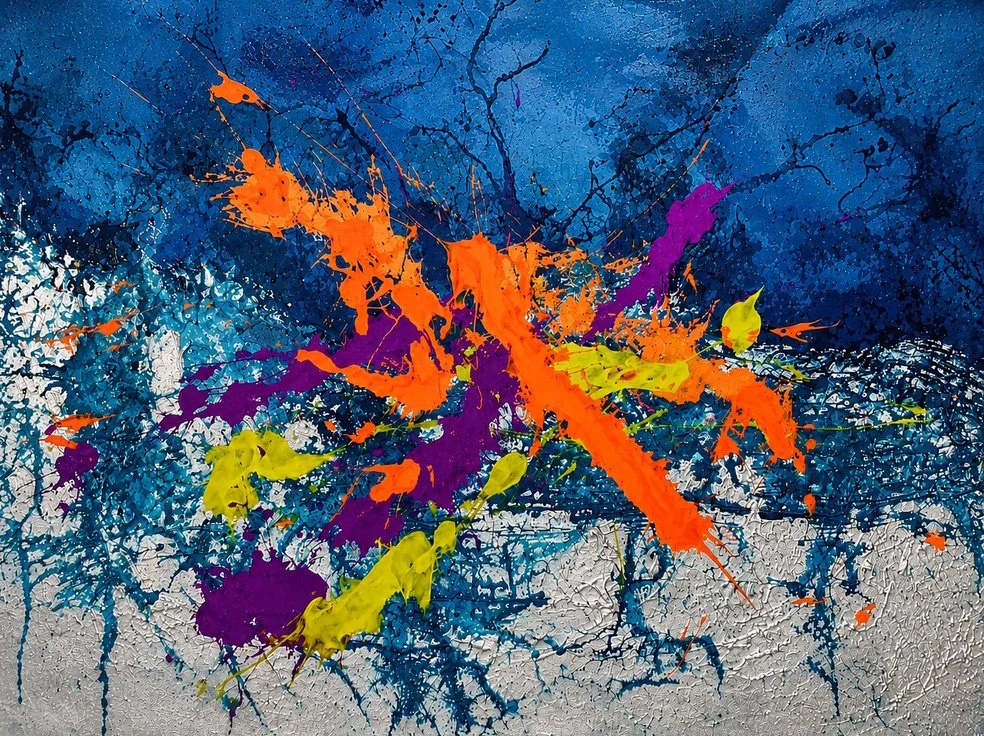Souffle de vie ( Breath of Life) (Mixed Media - $864 - 24 X 36 in.) - Nicole Landry
