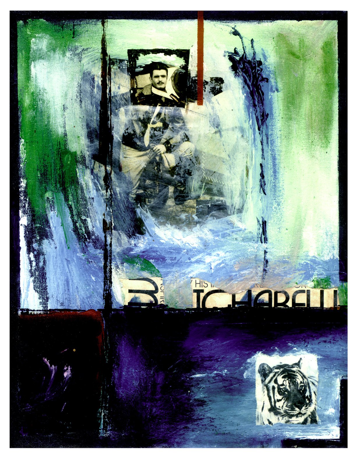Aviator (Mixed Media - 18" x 24" - $900 - Korea) Joon Hee Lee