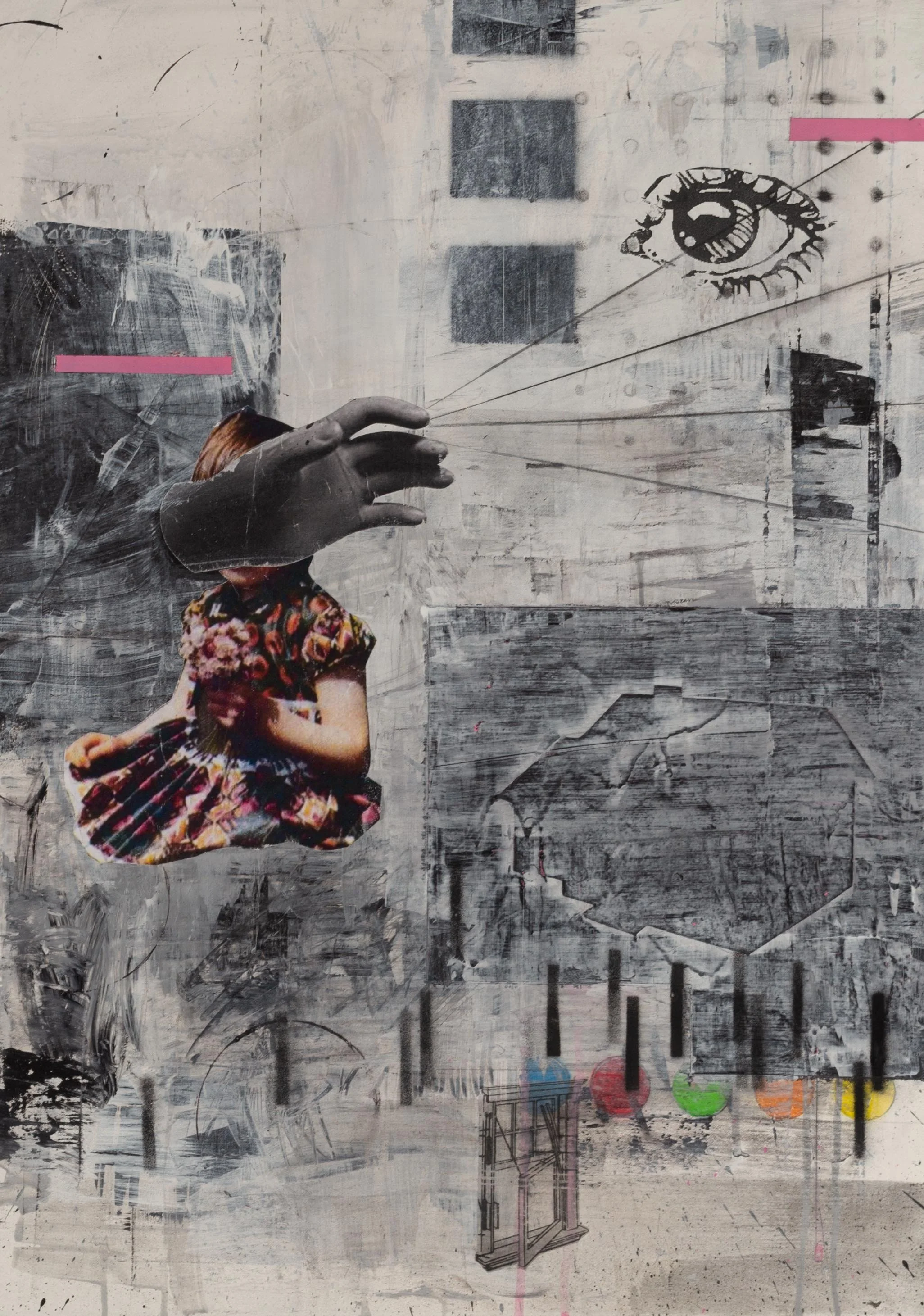 Providence (Mixed Media - 27.5" x 19.5" x .2 - $900 USD - USA) Izel Vargas