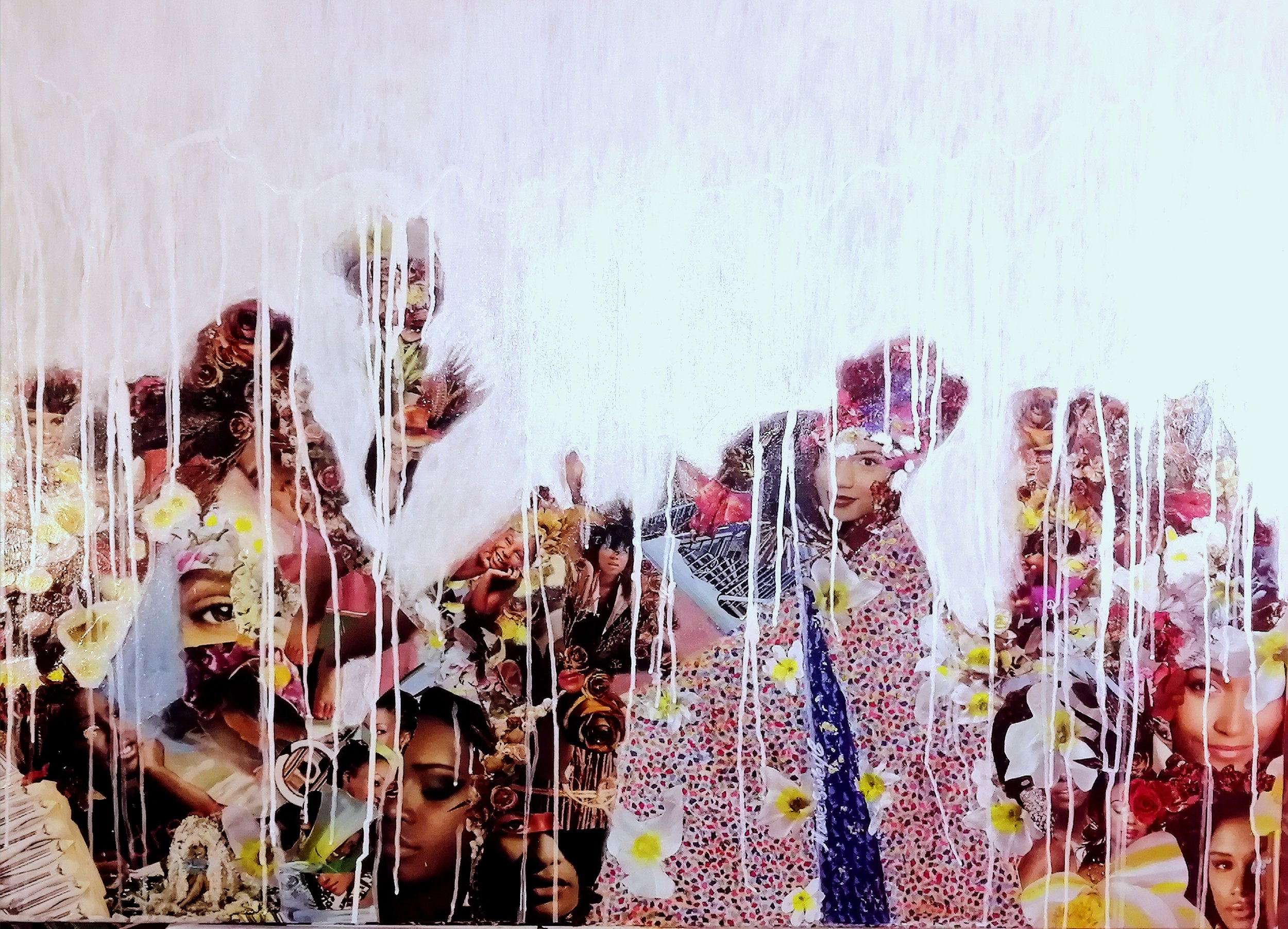 Connaissance (Mixed Media - 36 x 48 x 1 1/2 - $3500 - Canada) - Marie Sisley Chancy