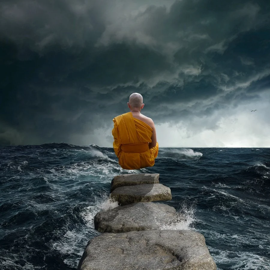 "Calm Before The Storm" - Be of Tranquility (Digital Art - 12.0" x 12.0" @ 300 DPI - Negotiable based on time and materials ($CDN) - Canada) - Christopher Pavlik
