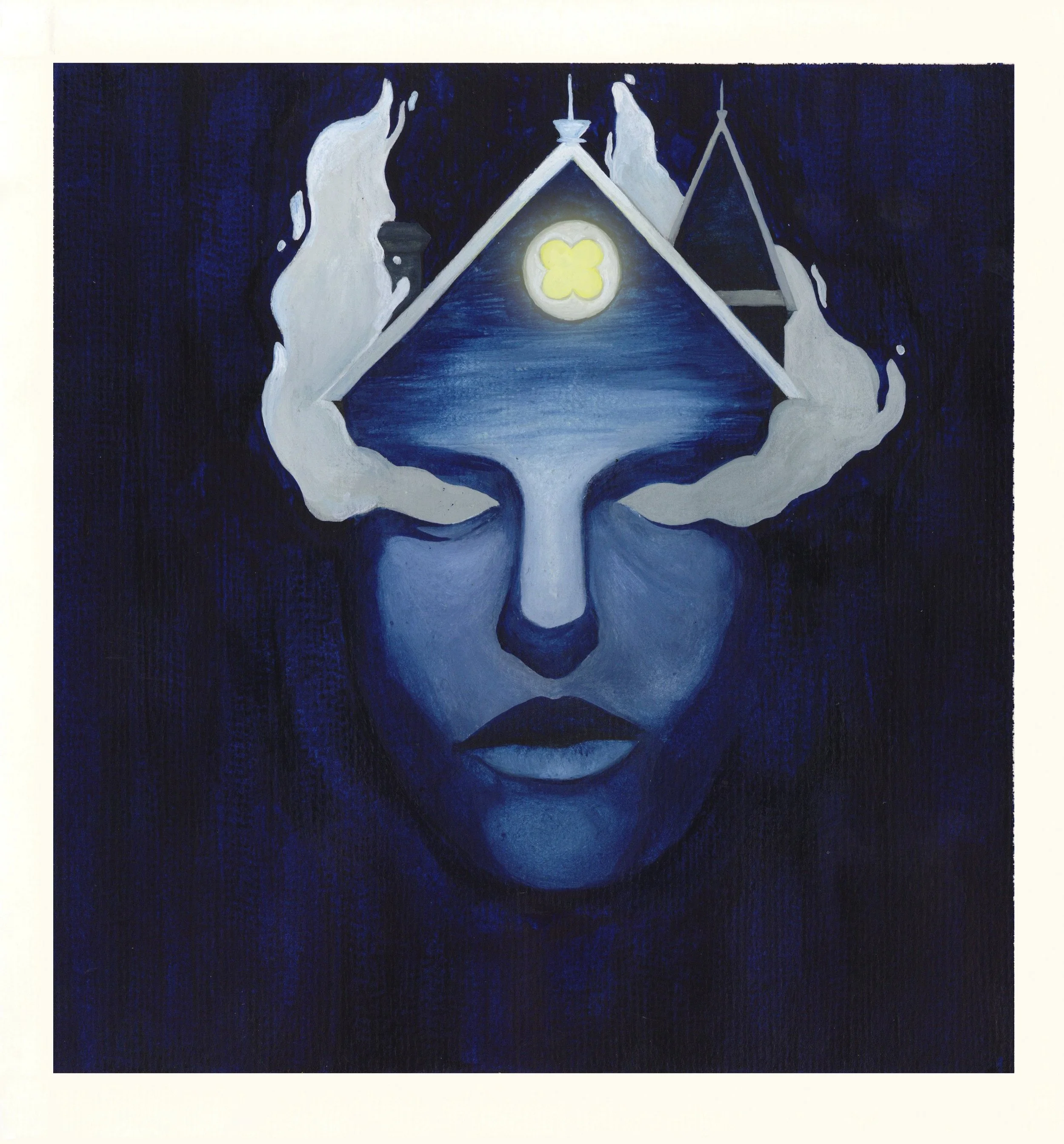 Lurking Spirits (Illustration - 10" x 10" - $60 USD - USA) Jasmyn Mall