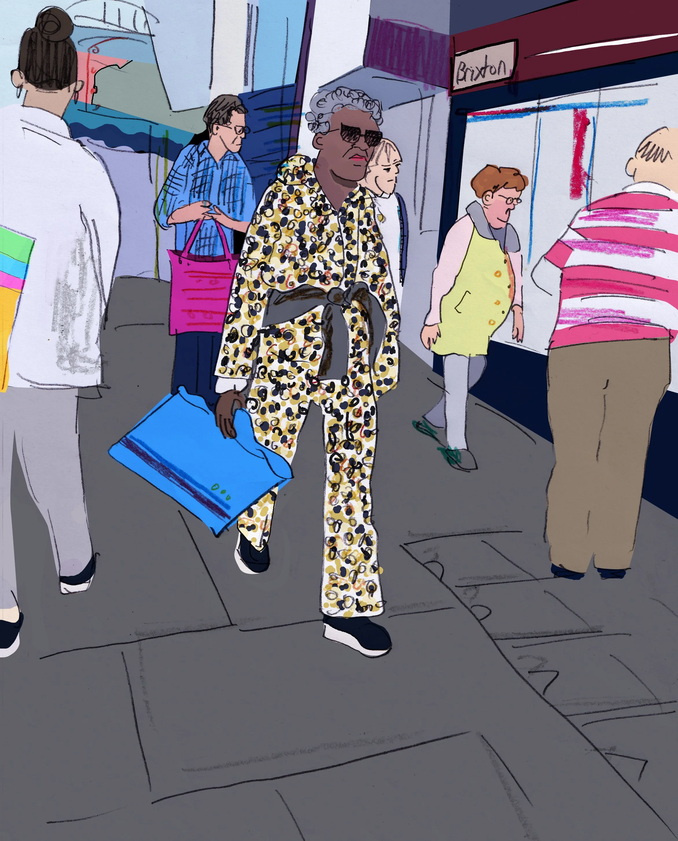 London Life (Digital Art - 21cm x 29cm - £50 - UK) Rachel Larkum