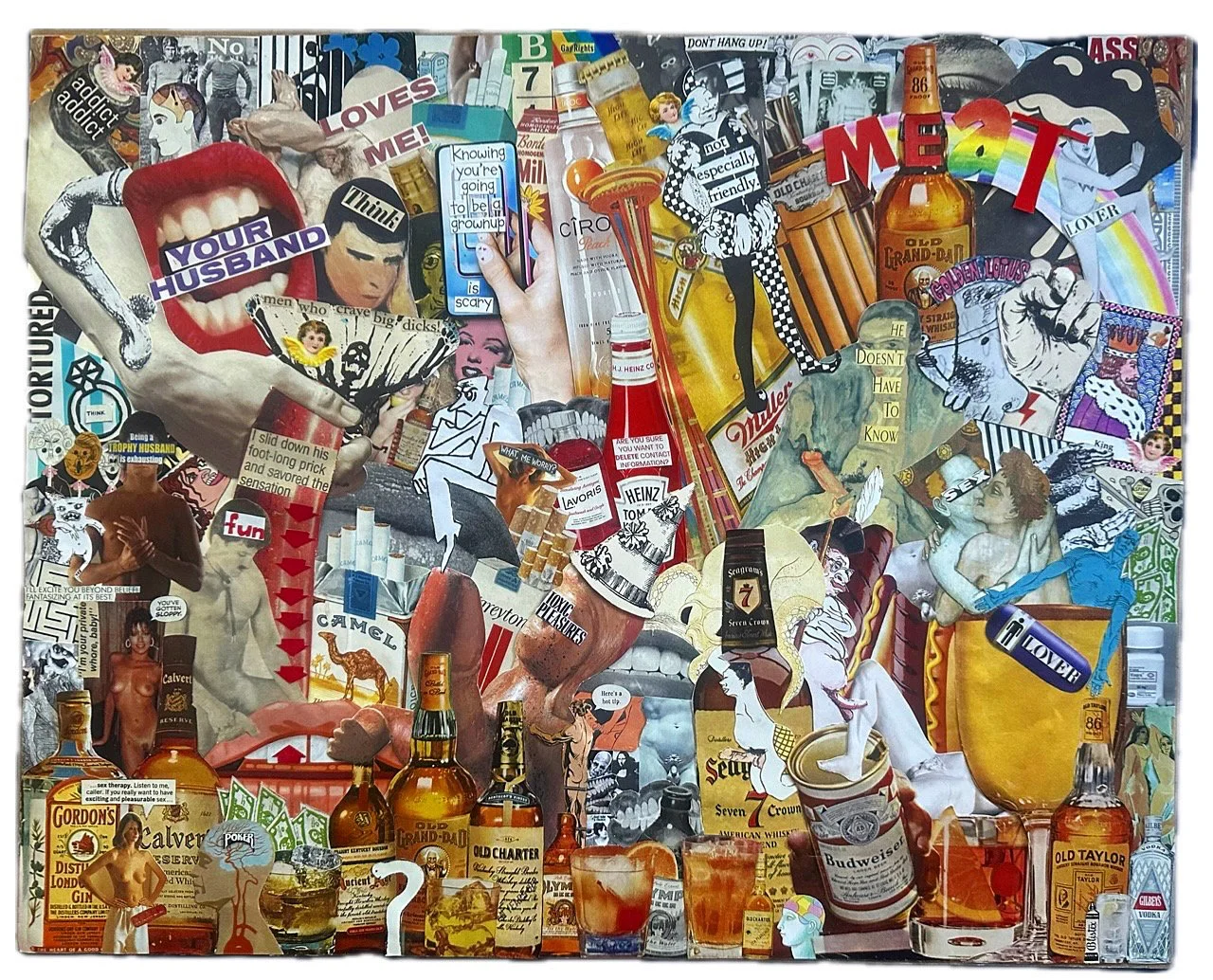 TROY (Mixed Media - 36" x 24" - USA) Taylor Papadakis