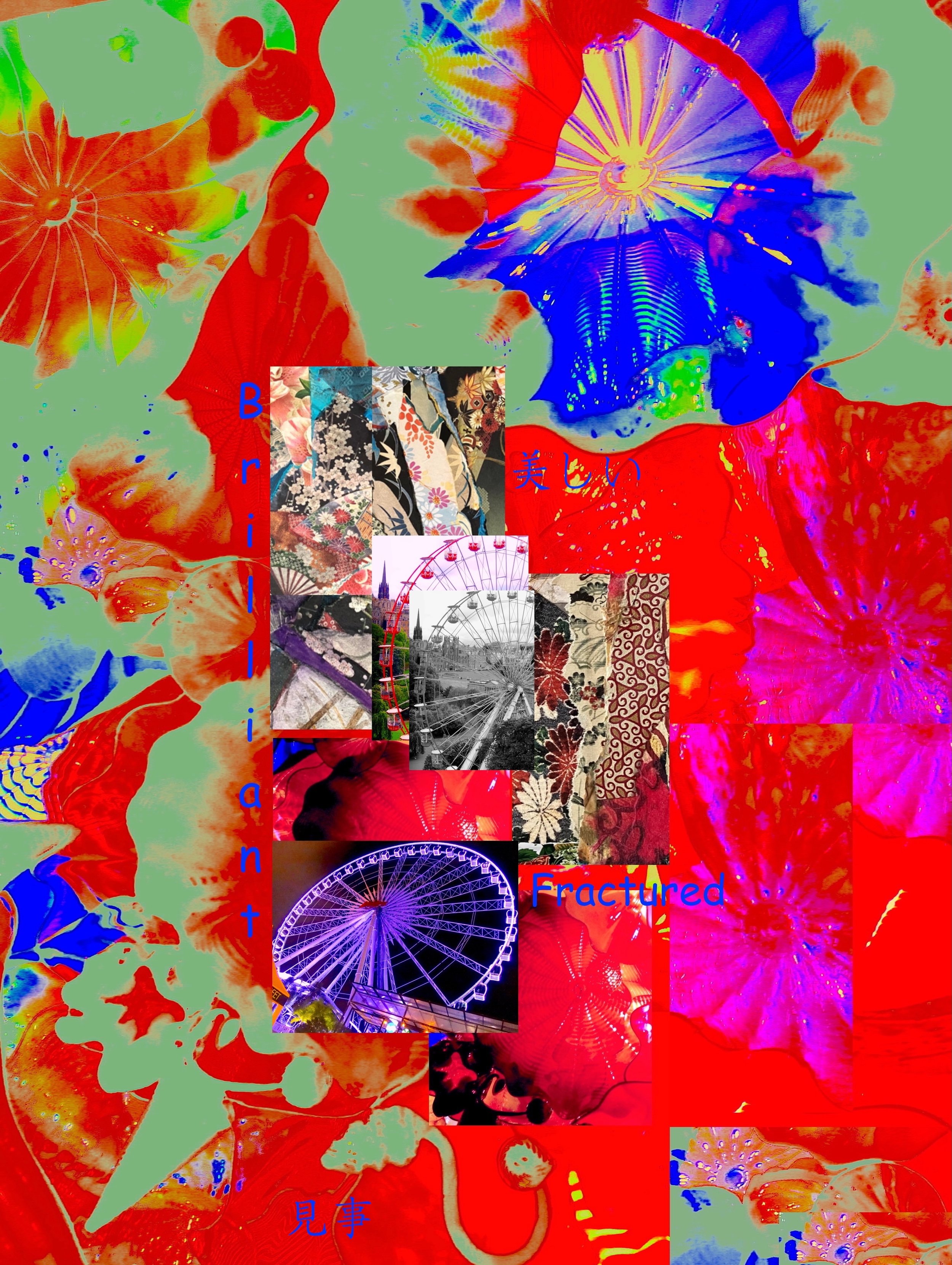 Brilliant & Fractured (Mixed Media - 24" x 18" - USA) Karen Safer