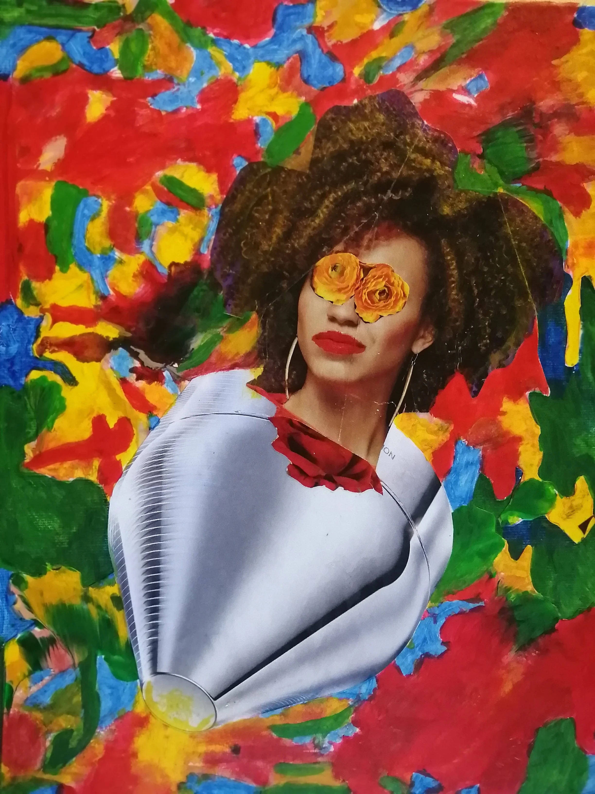 En orbite (Mixed Media - 9" x 12" - Canada) Marie Sisley Chancy