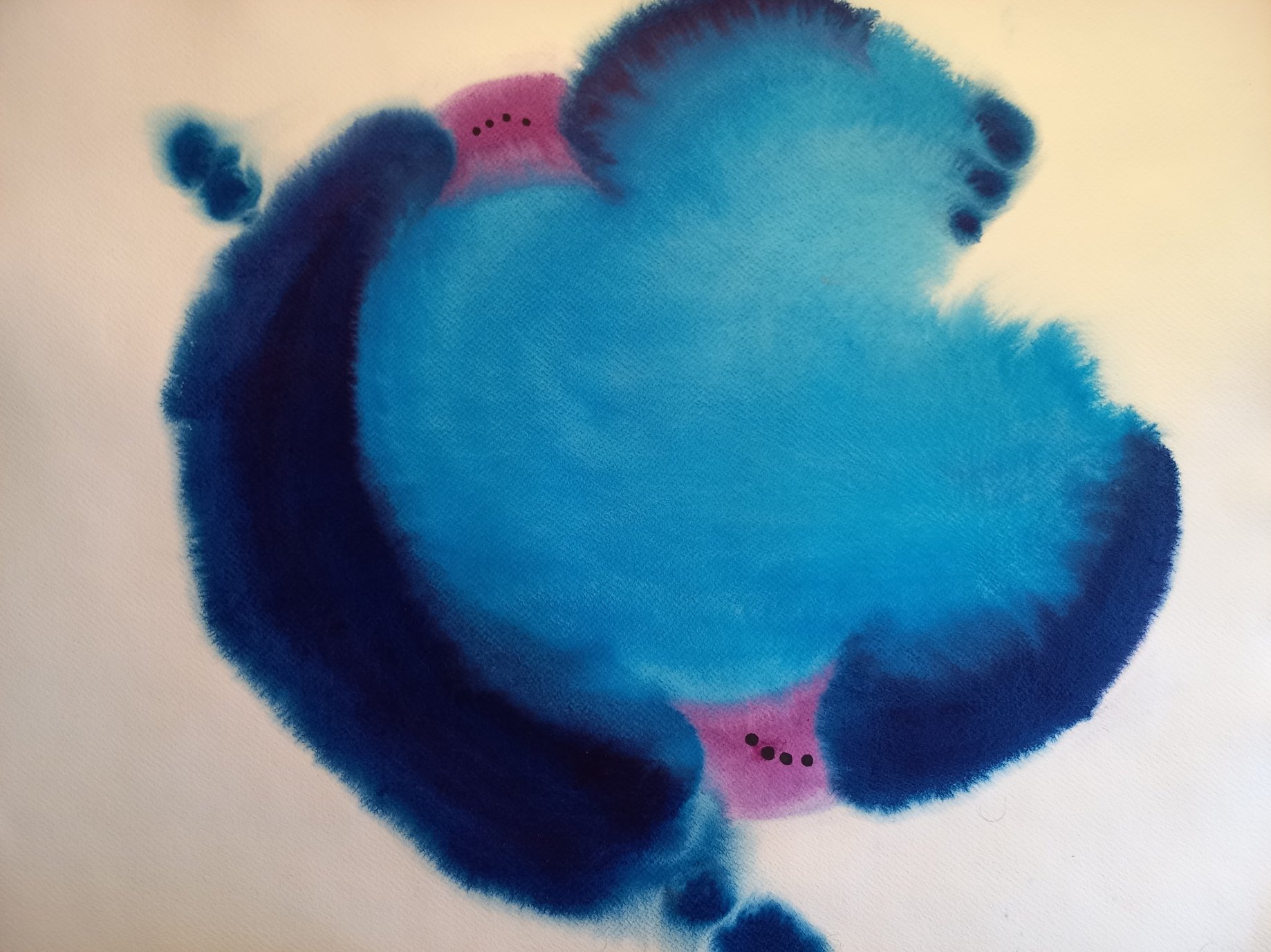 INTERDEPENDENCE (Painting - 63 x 84 CM - Chile) Lucio Carbeli F Bellolio