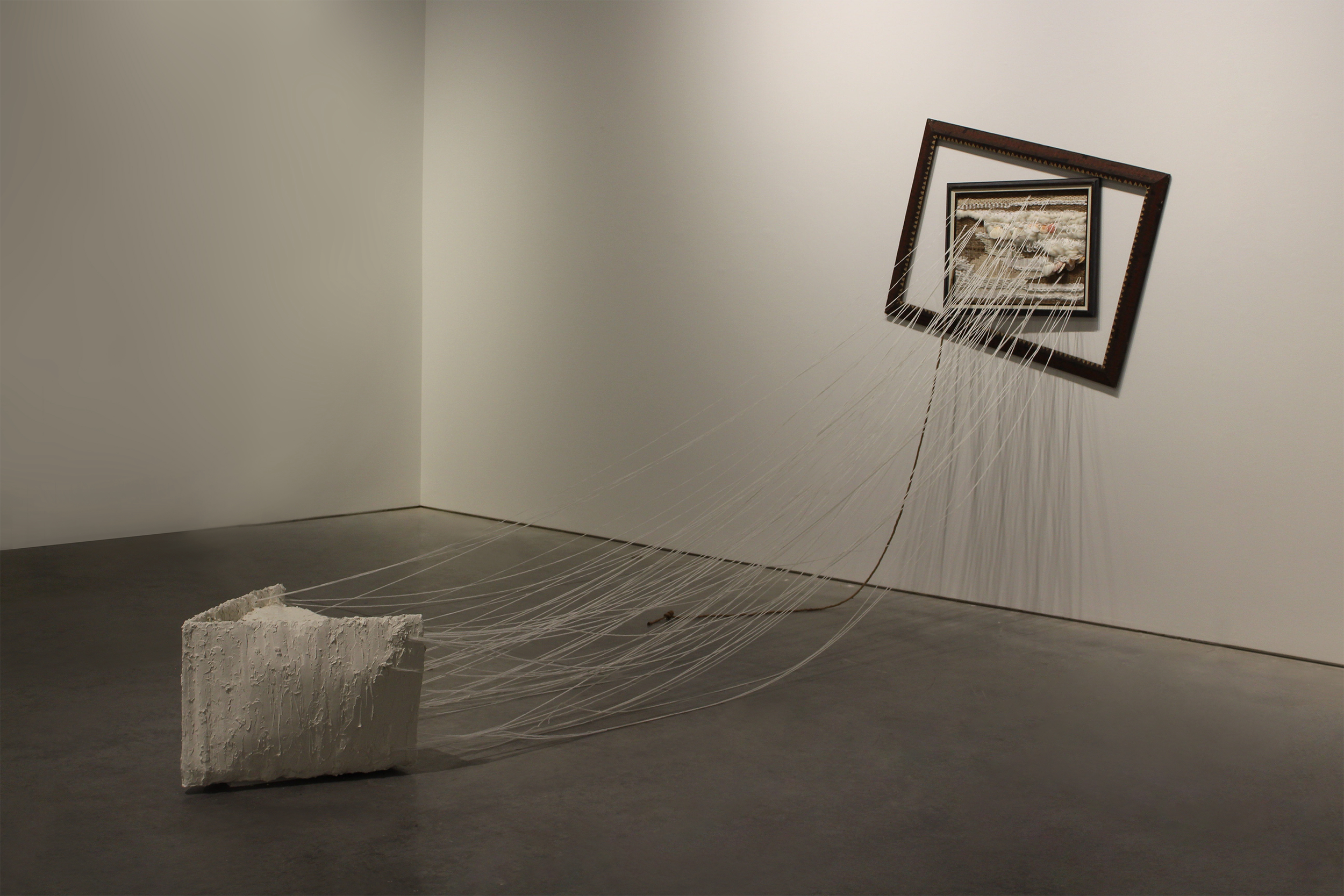 what you left is too heavy for her (Mixed Media - 20ft x 2ft - USA) - Lingzhi Yuan
