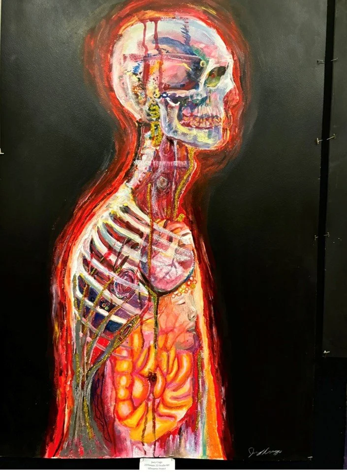 Skeleton Key (Painting - 40" X 25" - USA) Joseph Crago