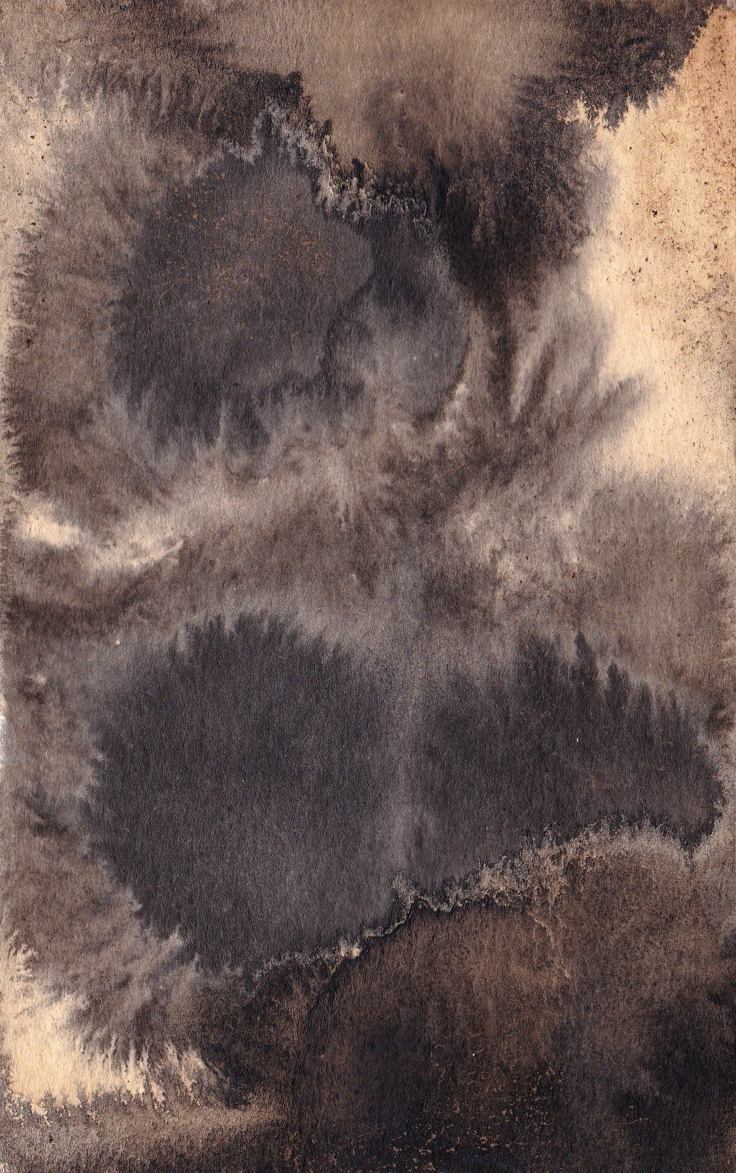 Explosion of Dust (Mixed Media - 8" x 5" - $80 CAD - Canada) - Fraser Radford