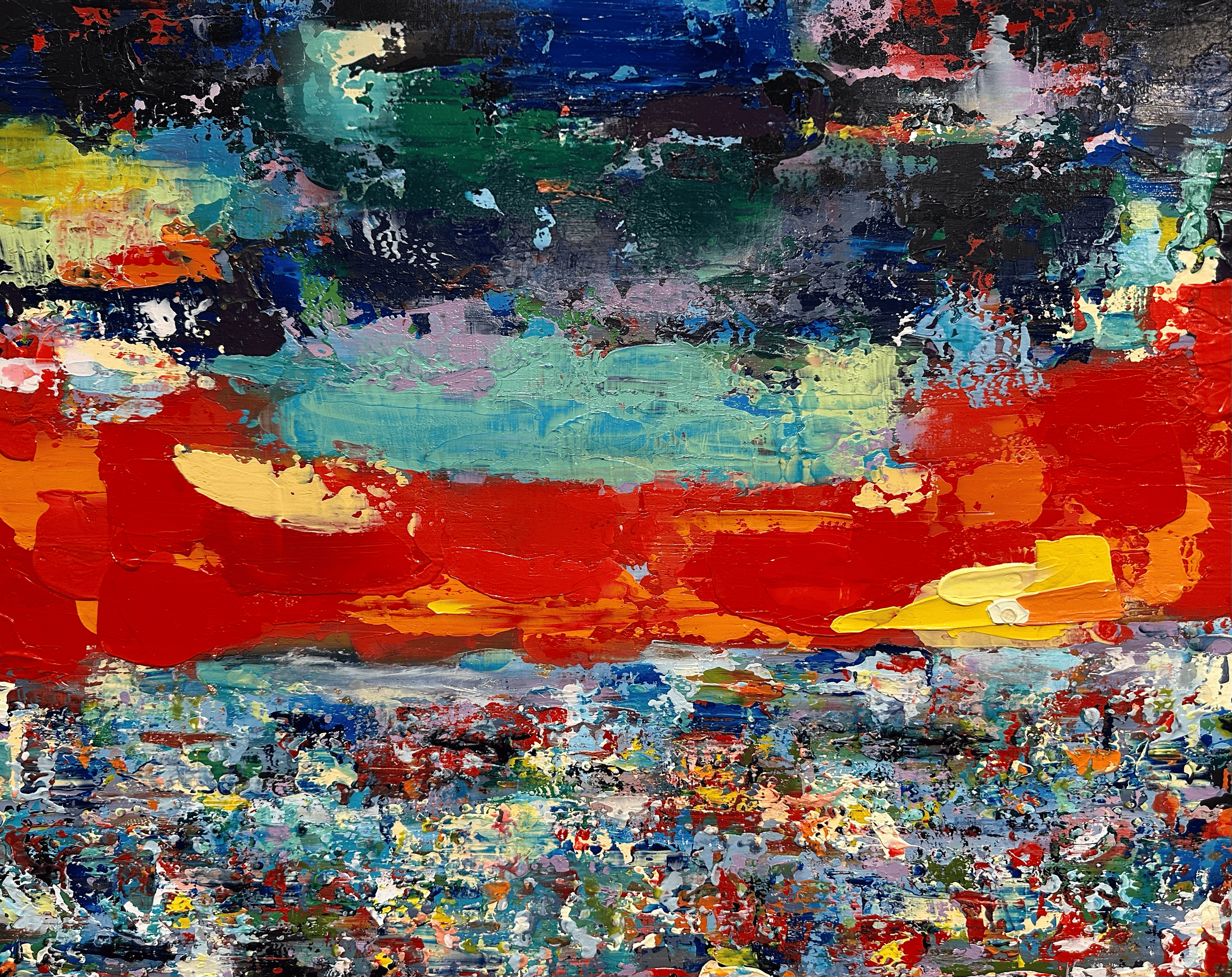 Mundane (Painting - $800 - 22.05 x 28 in) - Venus Chen