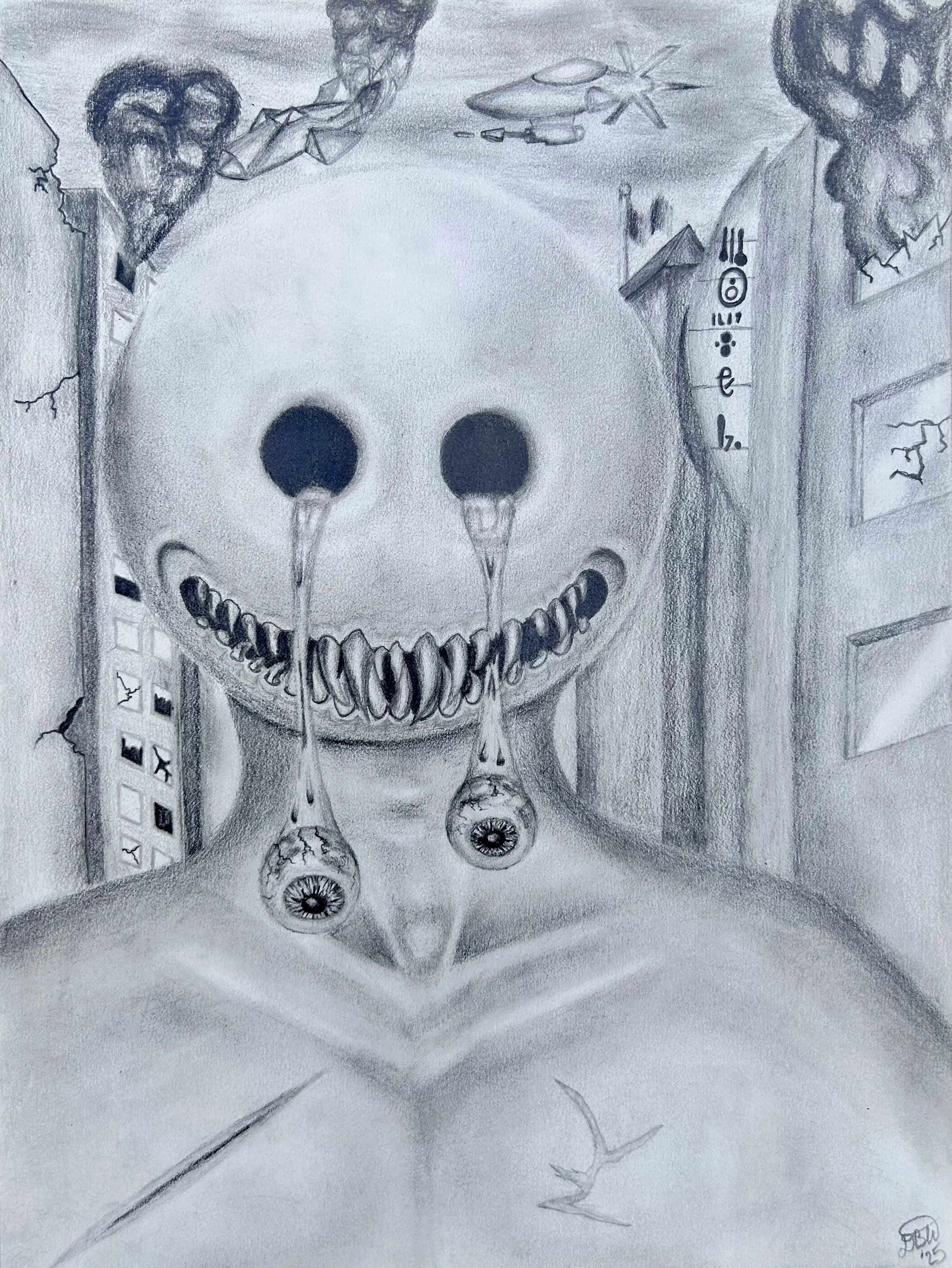 It’s Okay (Drawing - 9" x 12" - $100 USD - USA) DeVondre Woodard